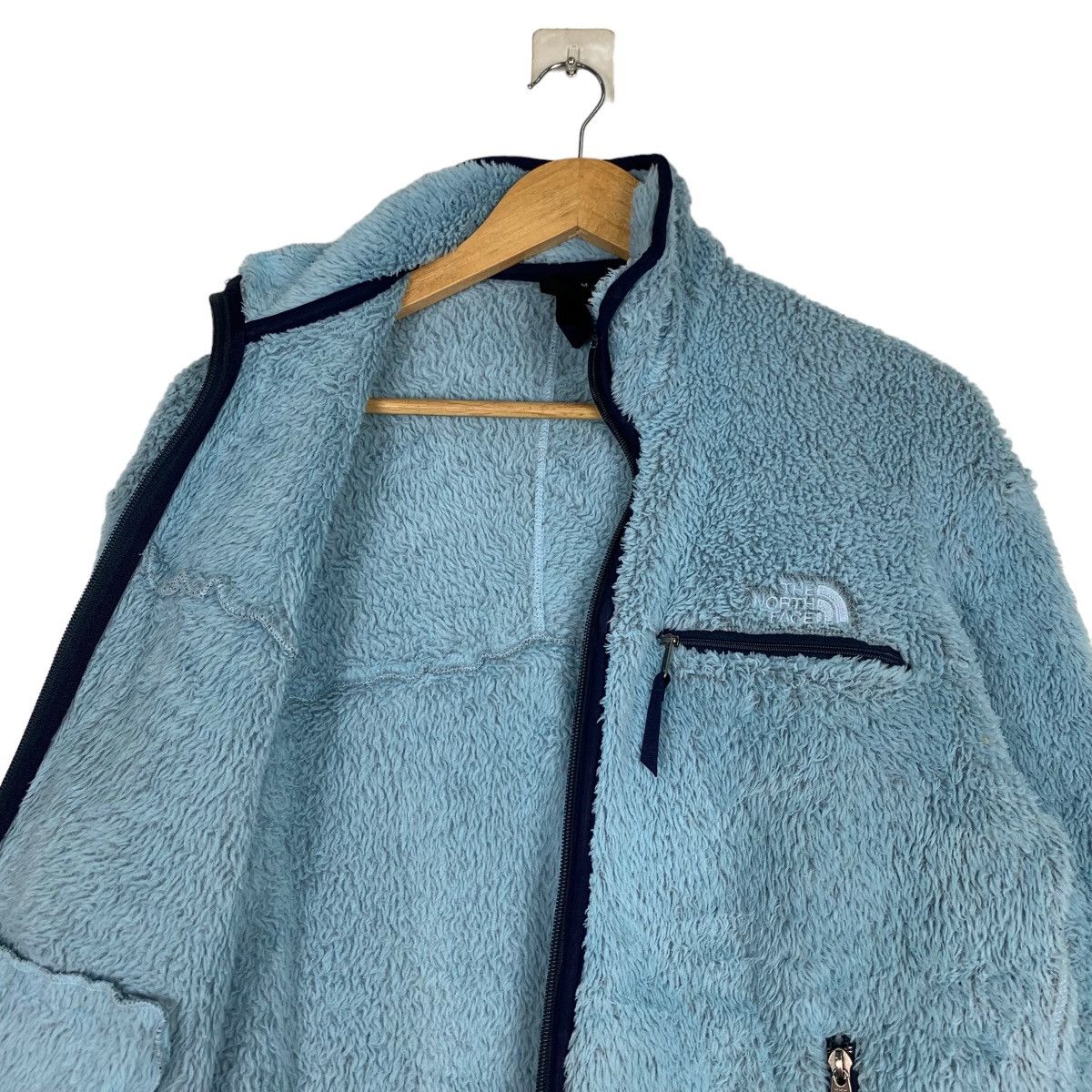 Polartec × The North Face THE NORTH FACE Polartec Light Blue Fleece Jacket #0988-C44 Size US M / EU 48-50 / 2 - 10 Thumbnail