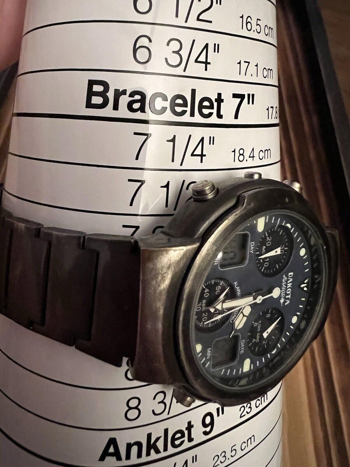 Aviator Nation Dakota Aviator Watch For Repair New Battery Size ONE SIZE - 7 Thumbnail