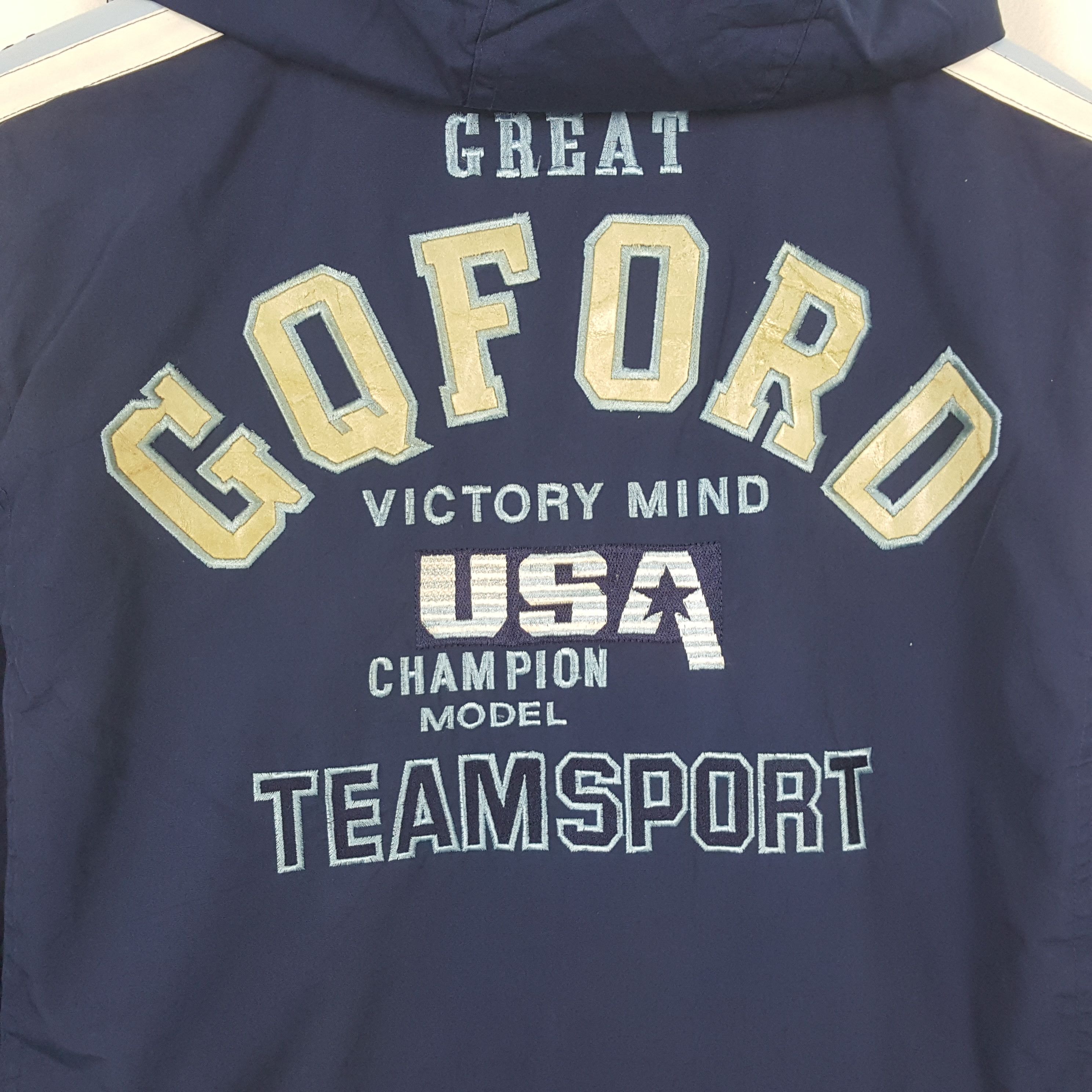 Japanese Brand × Vintage Vintage GQFORD USA TEAM SPORT Hoodie Jacket C284N4 Size US XXL / EU 58 / 5 - 2 Thumbnail