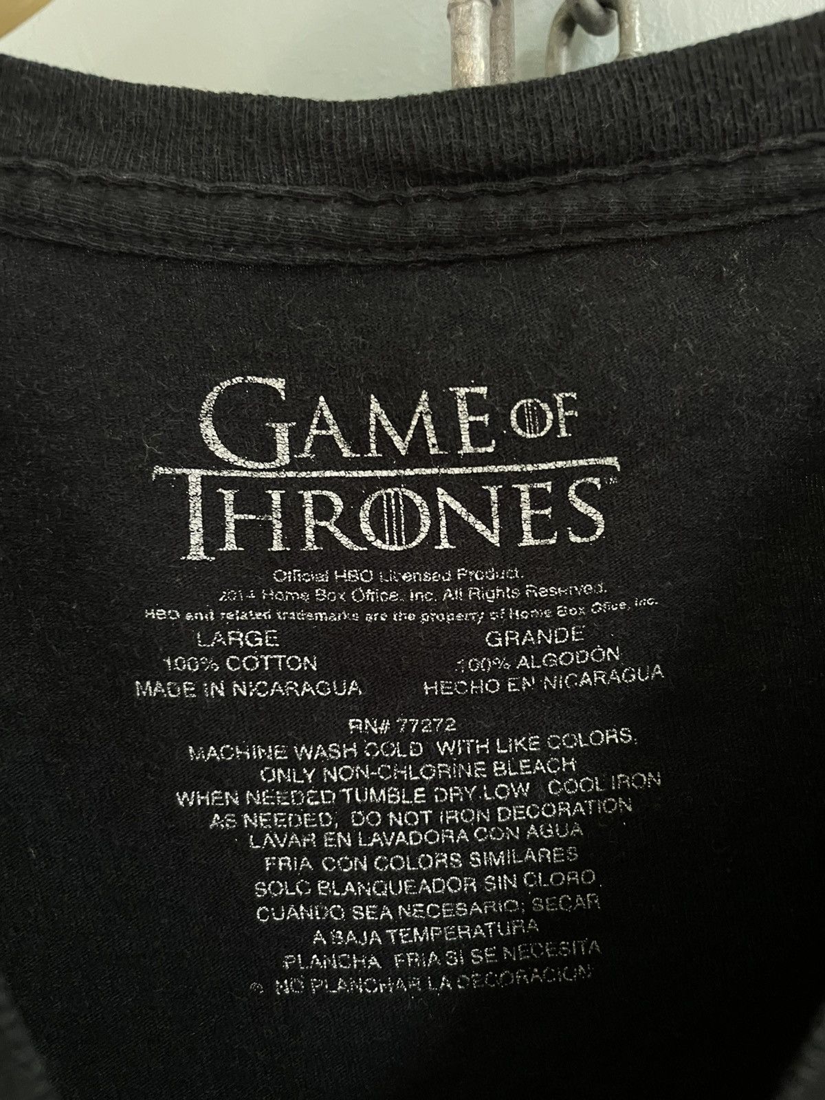 The Game Game of Thrones Game promo t shirt Size US L / EU 52-54 / 3 - 5 Thumbnail