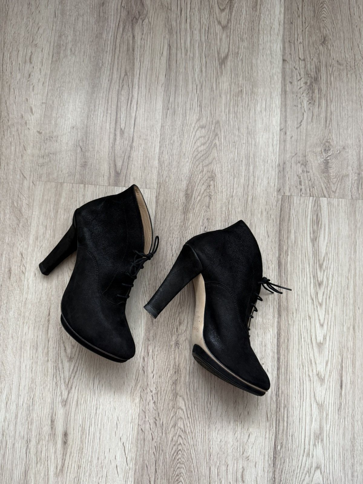 Repetto Repetto Heeled Lace Up Leather Ankle Boots EU37 Size US 7 / IT 37 - 23 Thumbnail