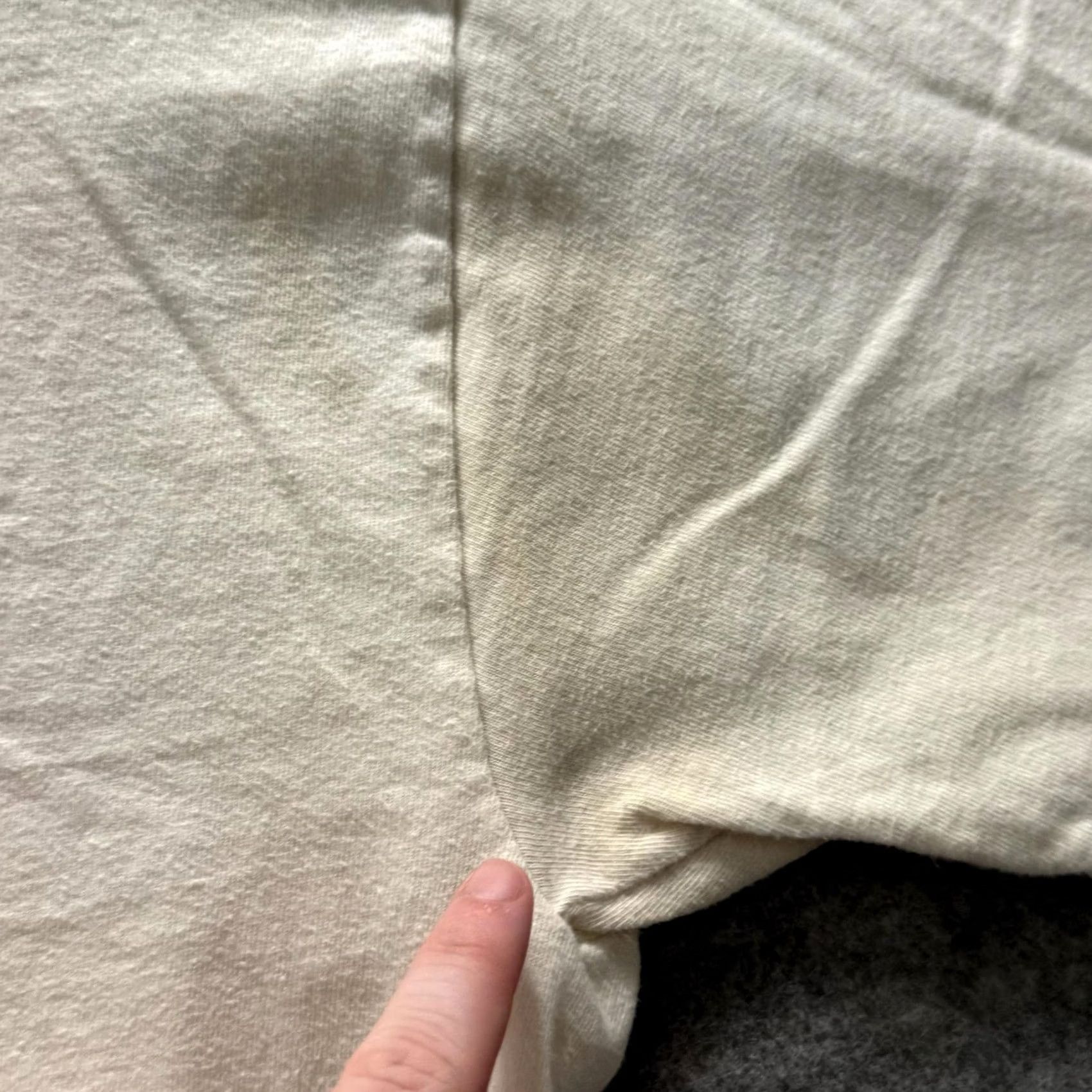 Vintage VINTAGE Shirt Mens M White Crewneck Cotton Preshrunk Jersey Short Sleeve y2k SS Size US M / EU 48-50 / 2 - 3 Thumbnail