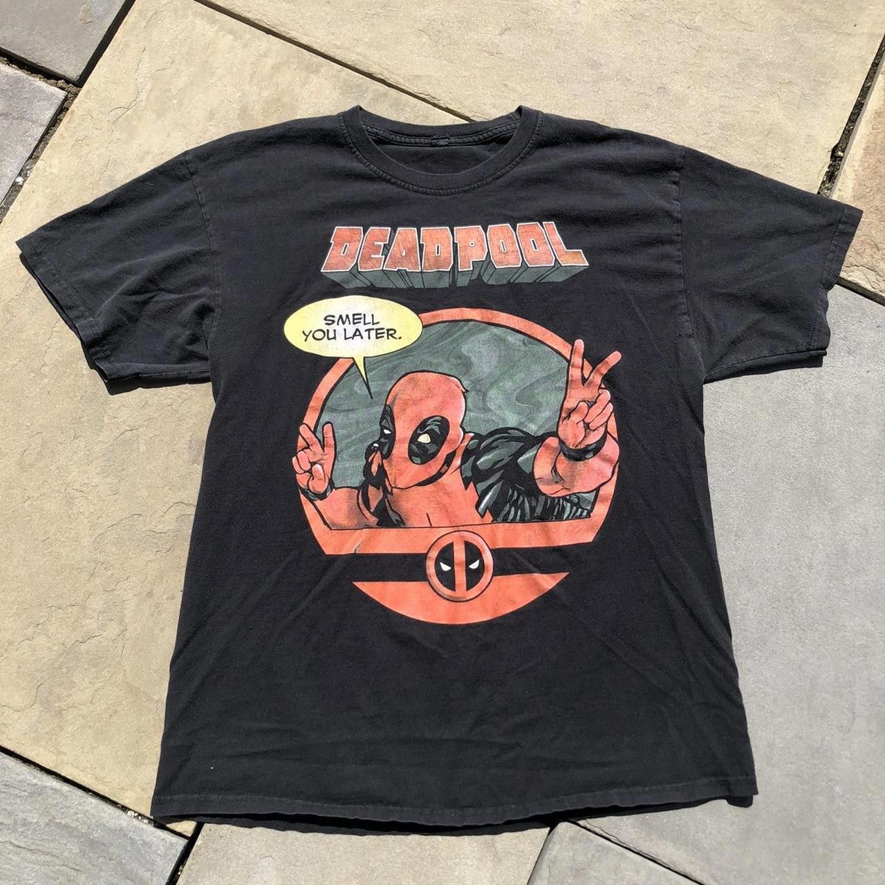 Marvel Comics Deadpool Black Graphic Tee Size US L / EU 52-54 / 3 - 1 Thumbnail