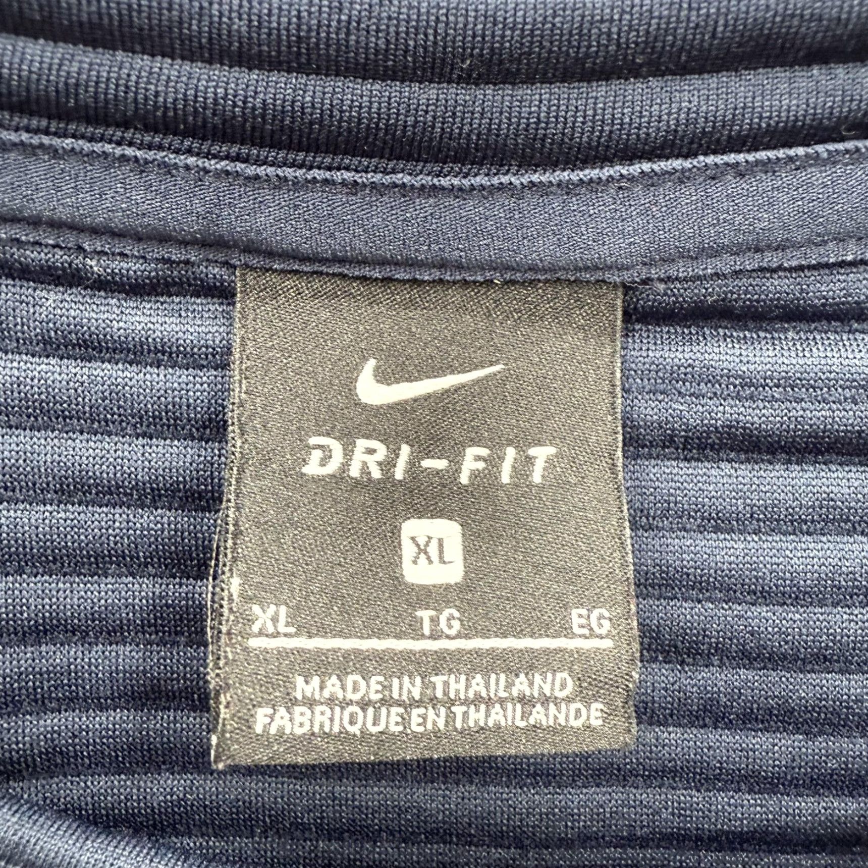 Nike Nike Dri-Fit Sweatshirt Mens XL Navy Blue Just Do It Crewneck Pullover Size US XL / EU 56 / 4 - 3 Thumbnail