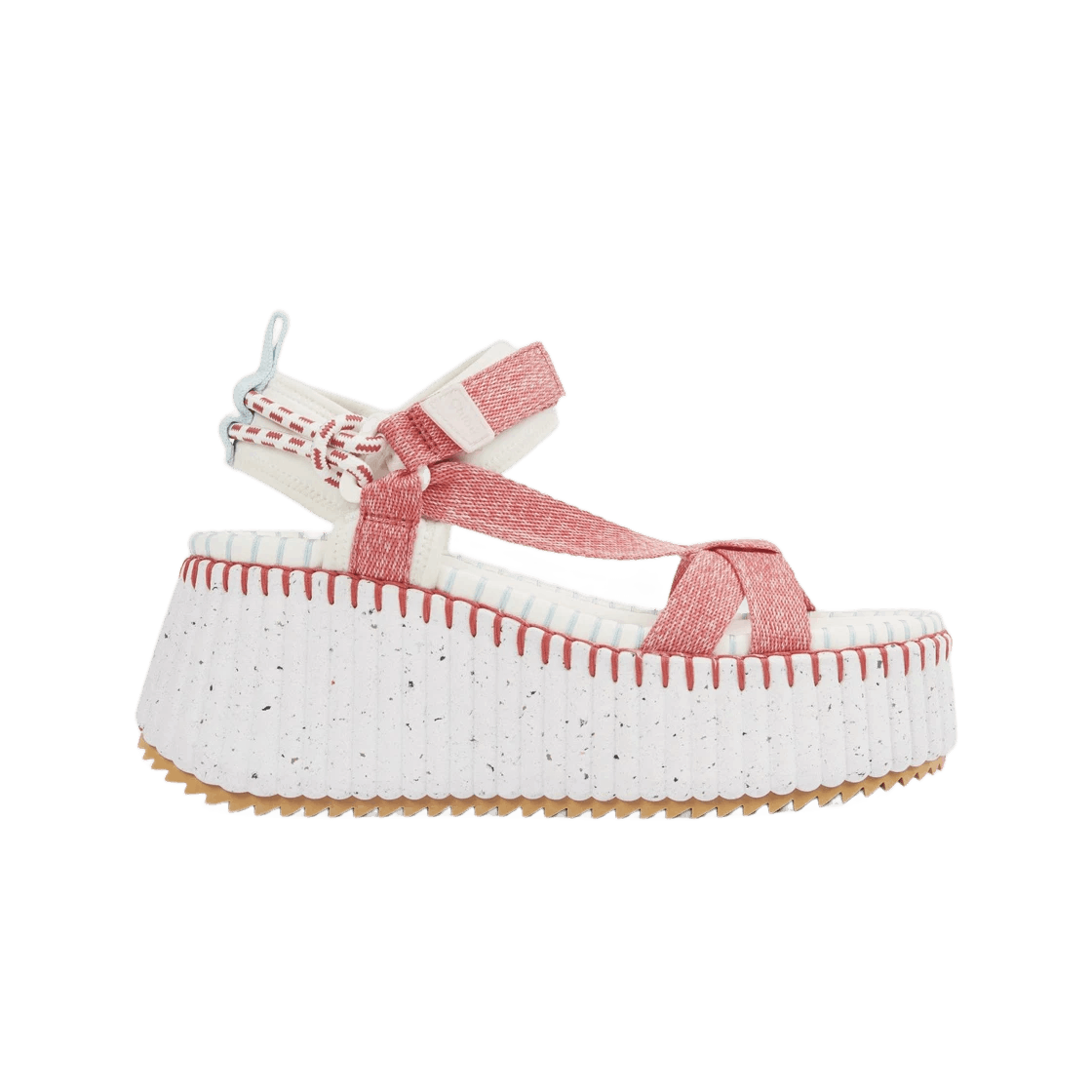 Chloe oc11z0625 Nama Wedge Sandals in Multicolor Size US 9 / IT 39 - 1 Thumbnail