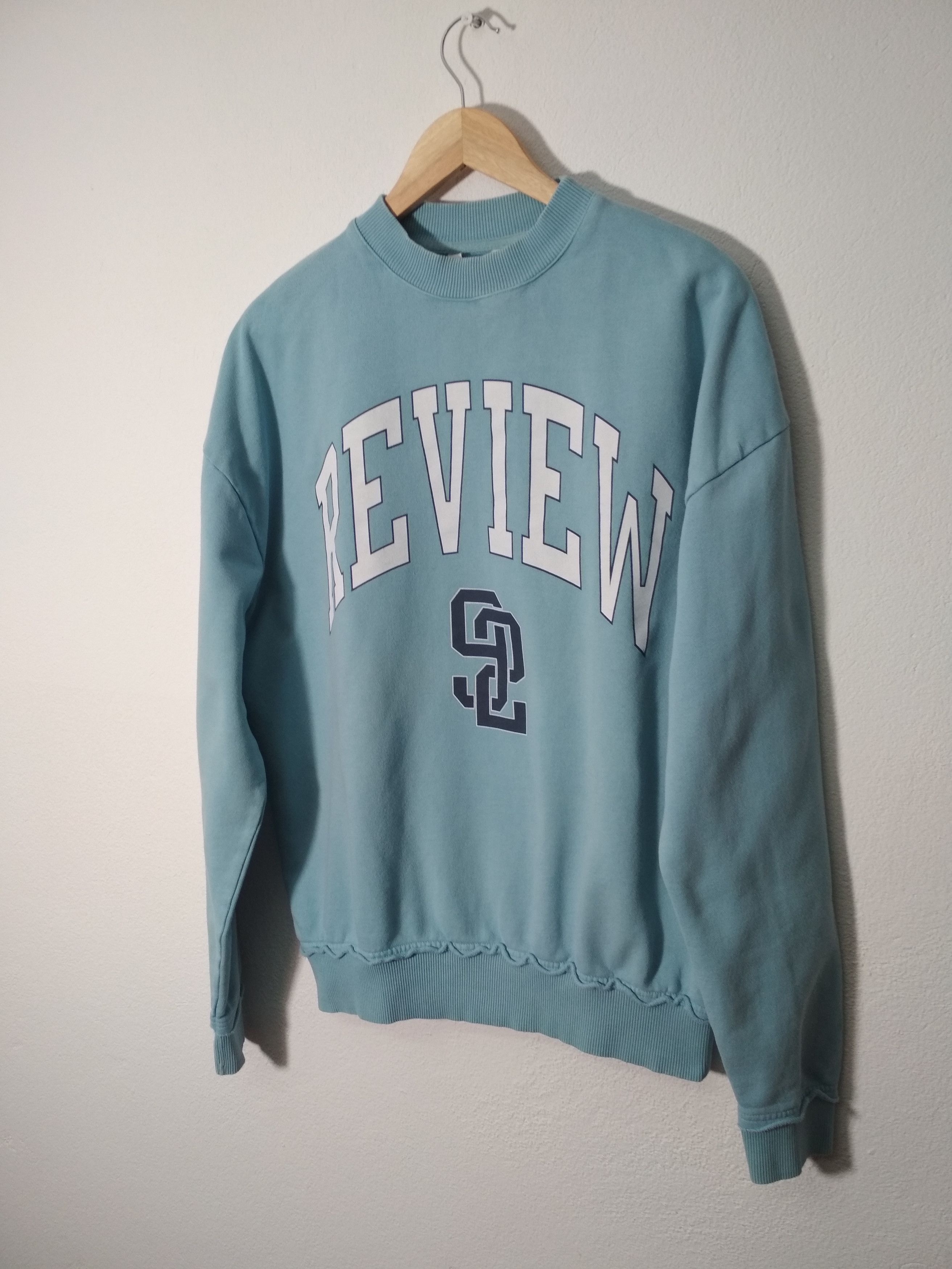 Review Review blue blouse sweatshirt big logo M Size US M / EU 48-50 / 2 - 2 Thumbnail