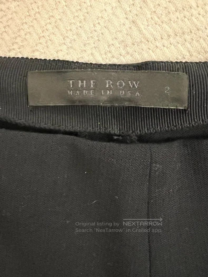 The Row The row size 2 Wool tight side-zip trousers Size 22" - 2 Thumbnail