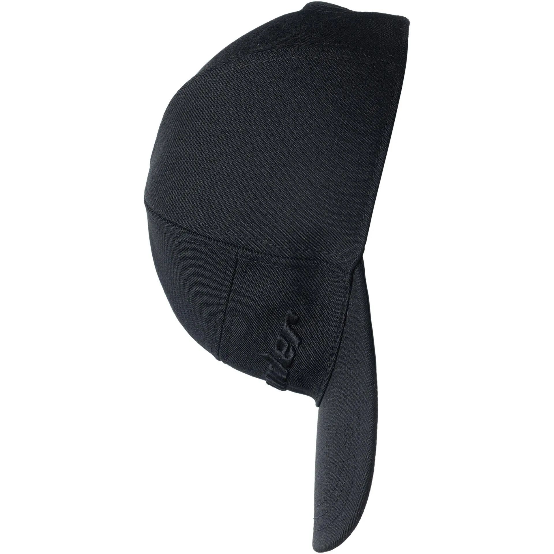 Jil Sander o1mle1025 Size: S / Wool Cap / Hat in Black Size ONE SIZE - 3 Thumbnail