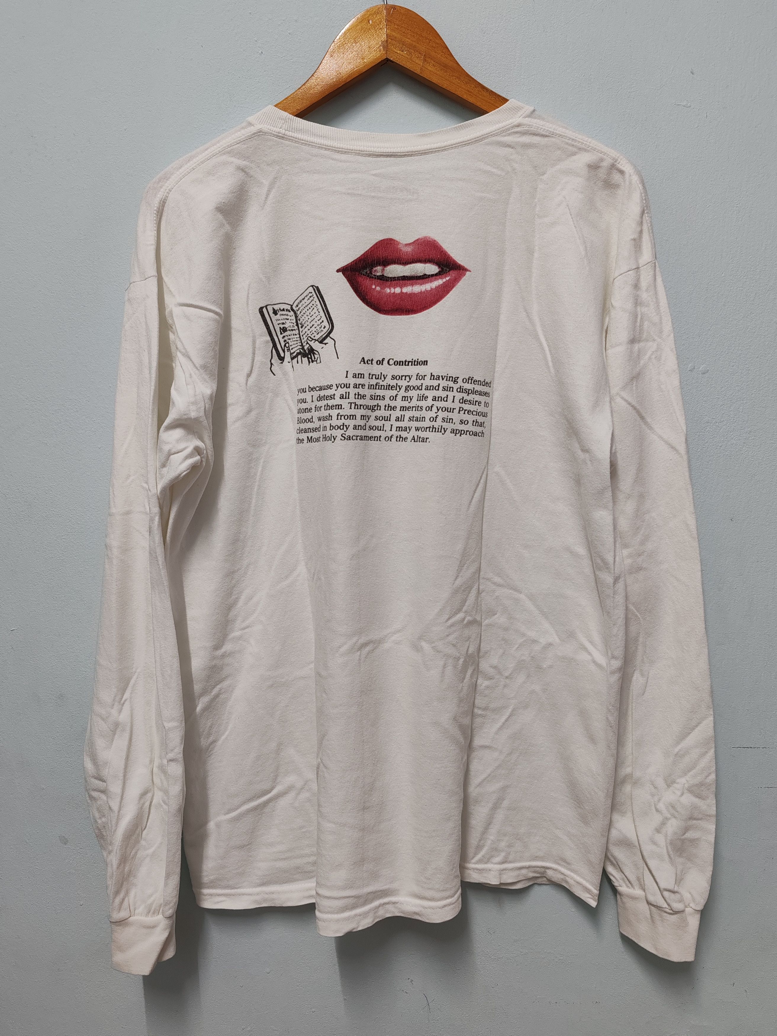 Fucking Awesome Fucking Awesome Act Of Contrition Long Sleeve Tee Streetwear Size US L / EU 52-54 / 3 - 4 Thumbnail