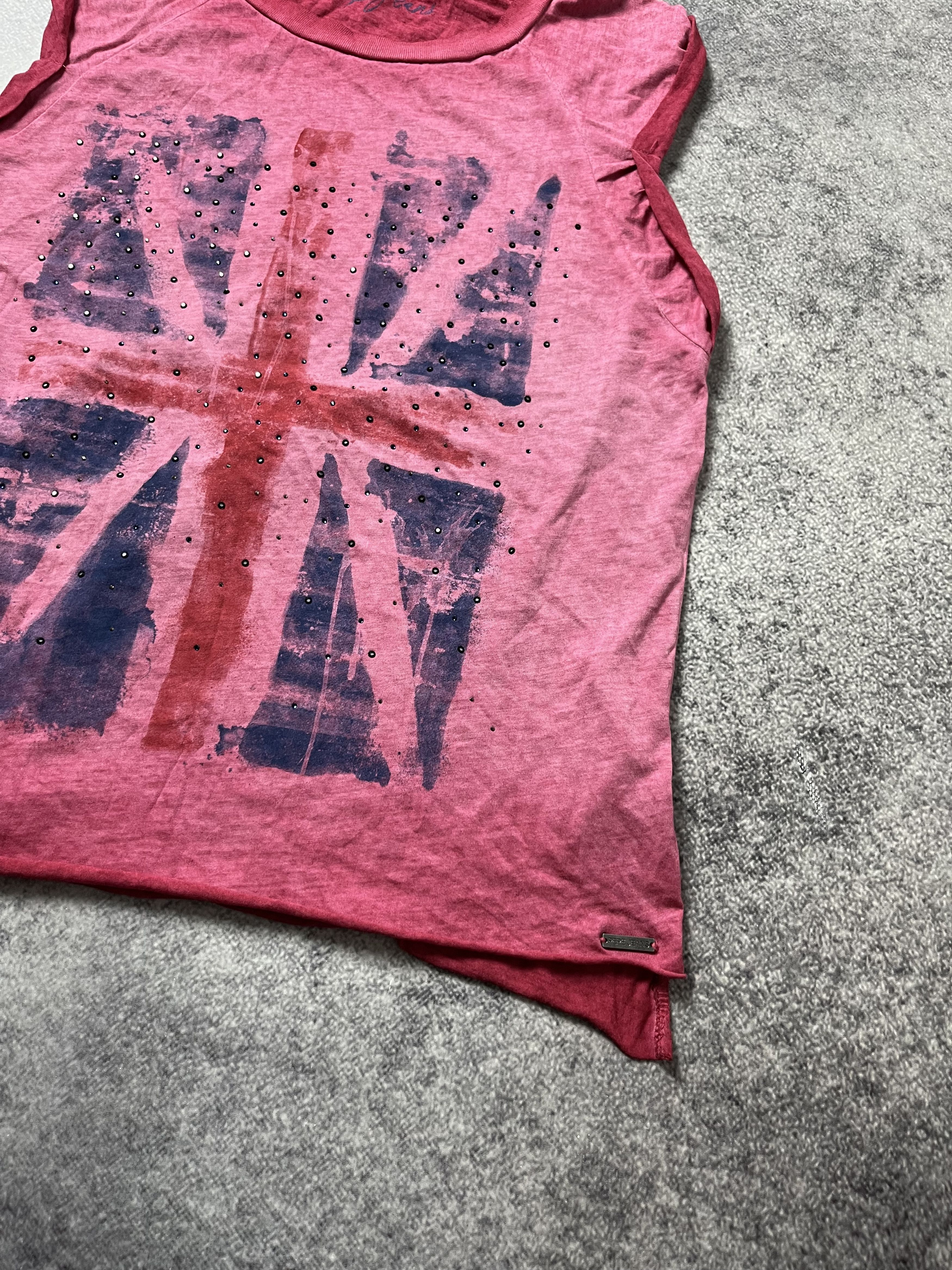Hysteric Glamour 🔥00's British Flag John Galliano Vibe Washed Tank Top Size M / US 6-8 / IT 42-44 - 6 Thumbnail