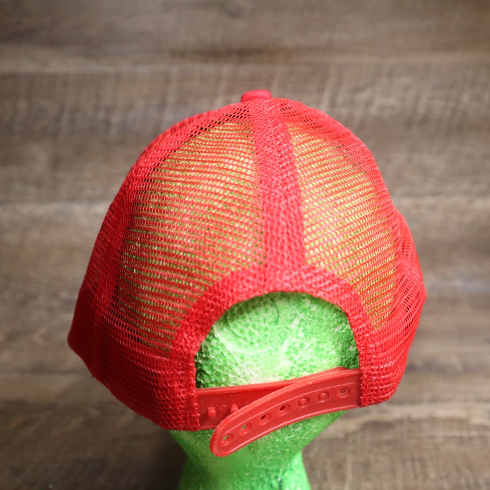 Vintage RED Hat Cap Adult Adjustable Hat Mens Adjustable Red Baseball Cap Size ONE SIZE - 4 Thumbnail