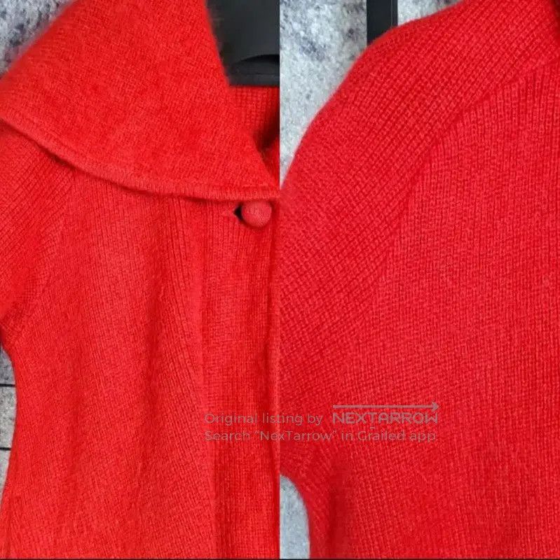 Dior Dior Red Wool Blend Long Sleeve Pullover . Size M / US 6-8 / IT 42-44 - 3 Thumbnail