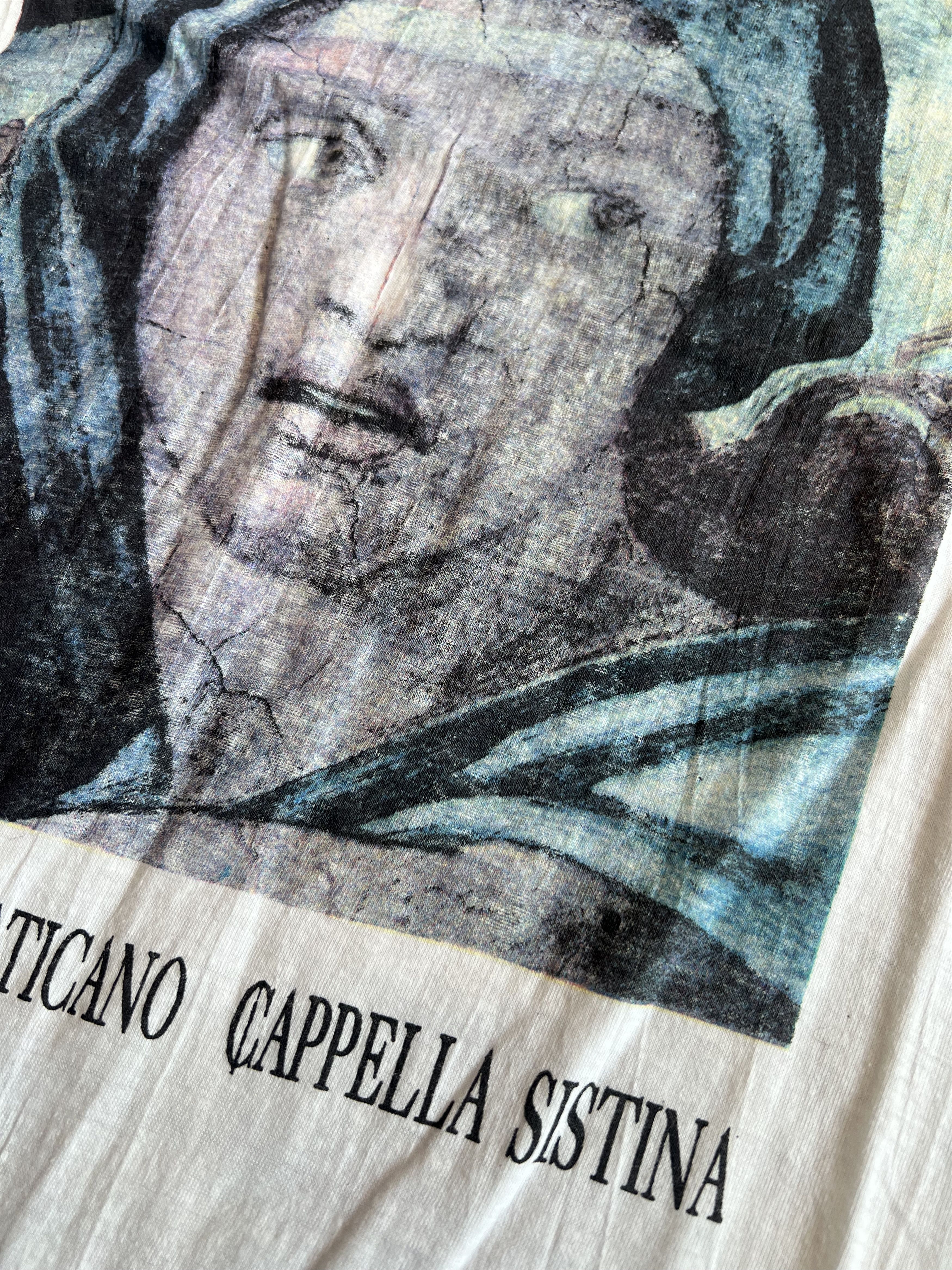 Arts & Science Vintage Michelangelo Delphic Sibyl Sistine Chapel Art Tee Size US XL / EU 56 / 4 - 6 Thumbnail