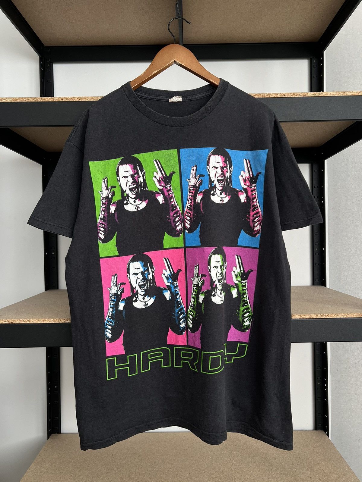 WWE Vintage 2000s Jeff Hardy WWE Wrestling Graphic Y2k T-shirt Size US XL / EU 56 / 4 - 2 Thumbnail