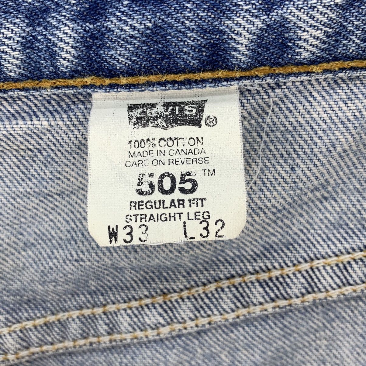 Levi's Vintage Custom Levis 505 Jorts Shorts Denim Jeans W32 Size US 32 / EU 48 - 11 Thumbnail