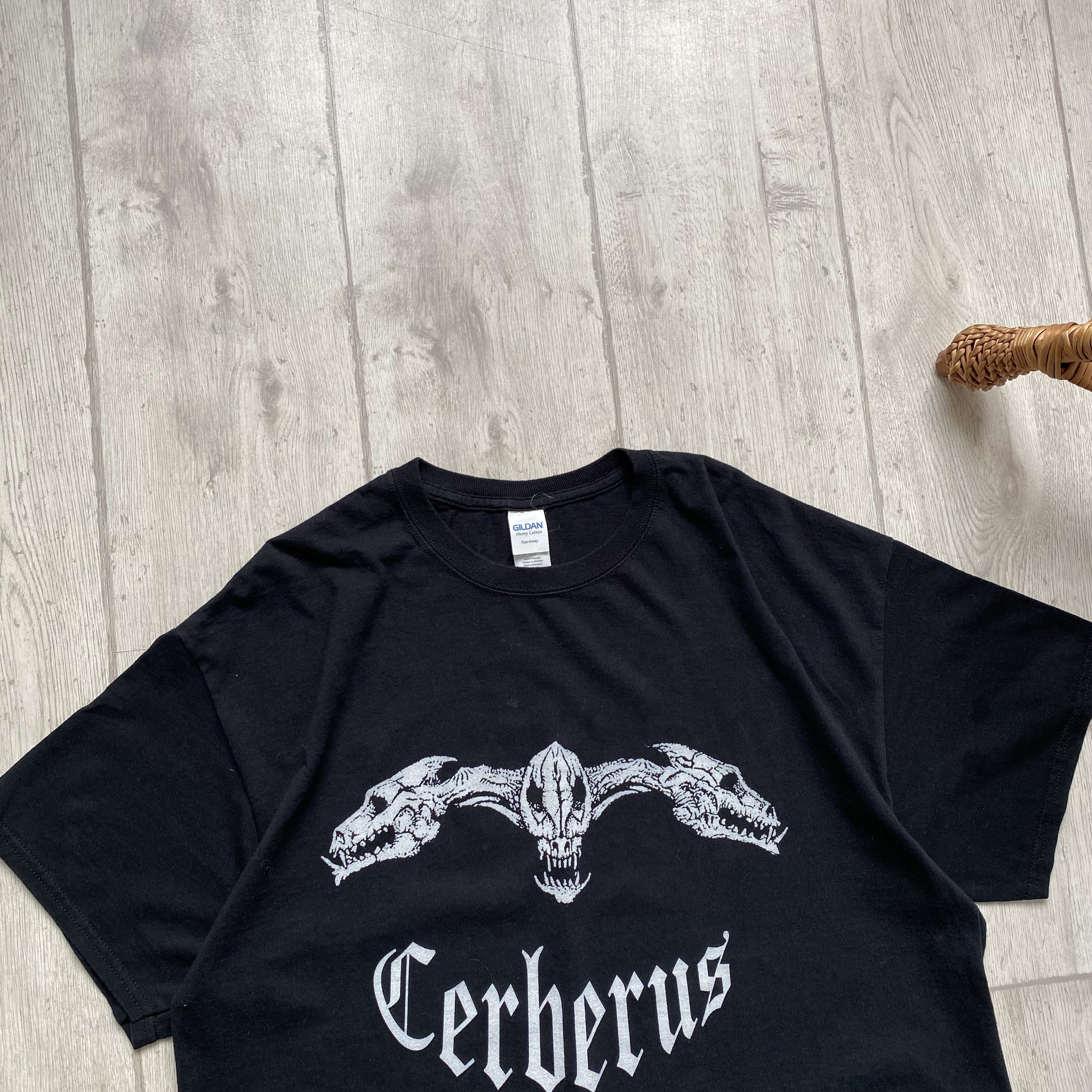 Band Tees ☠️ Cerberus skull logo tee Avant Garde Y2K Punk Rock Size US XL / EU 56 / 4 - 3 Thumbnail