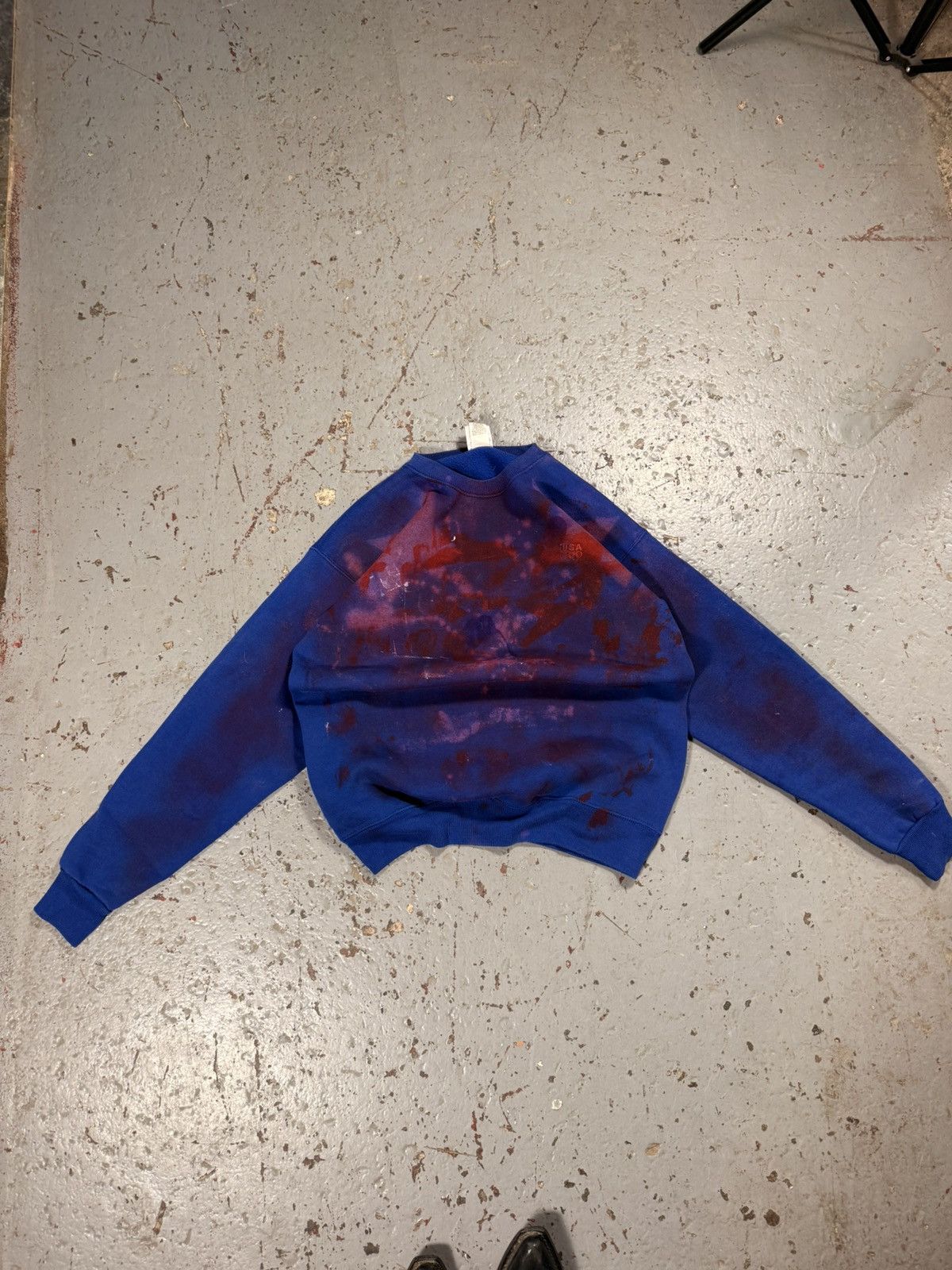 USA Olympics Vintage Usa Olympics Paint Splash Distressed Crewneck Size US M / EU 48-50 / 2 - 5 Thumbnail