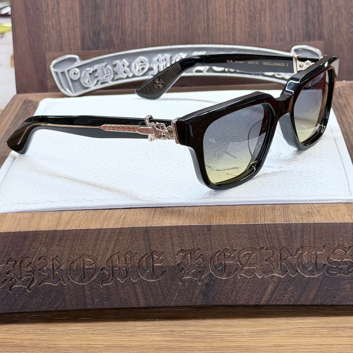 Chrome Hearts Chrome Hearts VAGILLIONAIRE II Sunglasses Size ONE SIZE - 5 Thumbnail