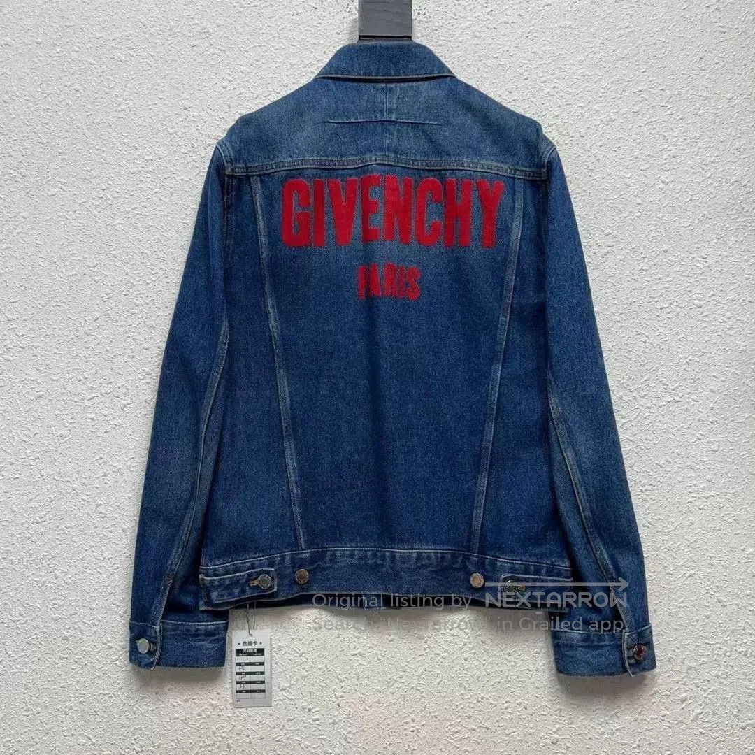 Givenchy givenchy embroidered denim jacket size M. Size US M / EU 48-50 / 2 - 2 Thumbnail