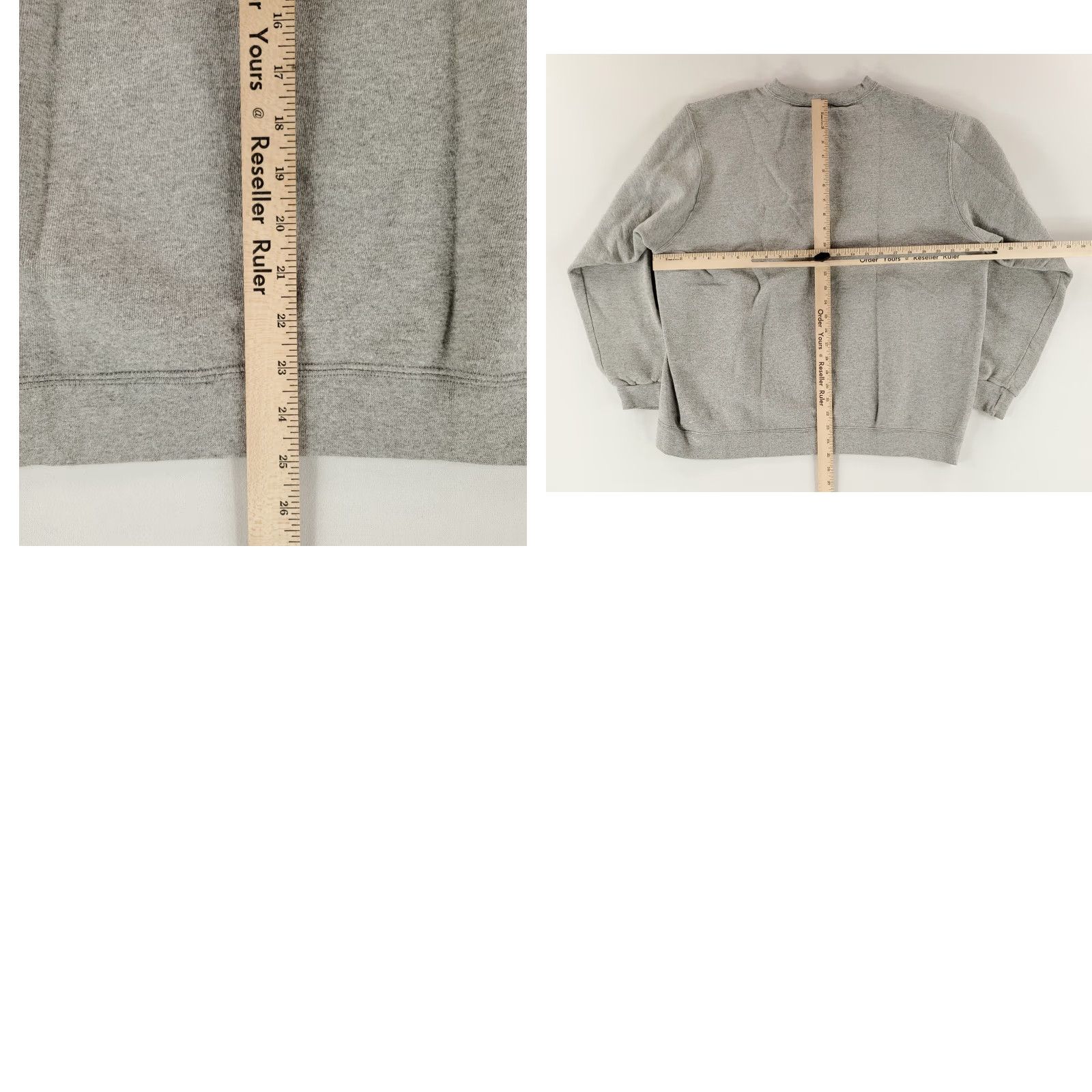 Nike VINTAGE Nike Sweatshirt Center Swoosh Gray Mens XL 90s Made USA Athletics Pullover Size US XL / EU 56 / 4 - 8 Thumbnail
