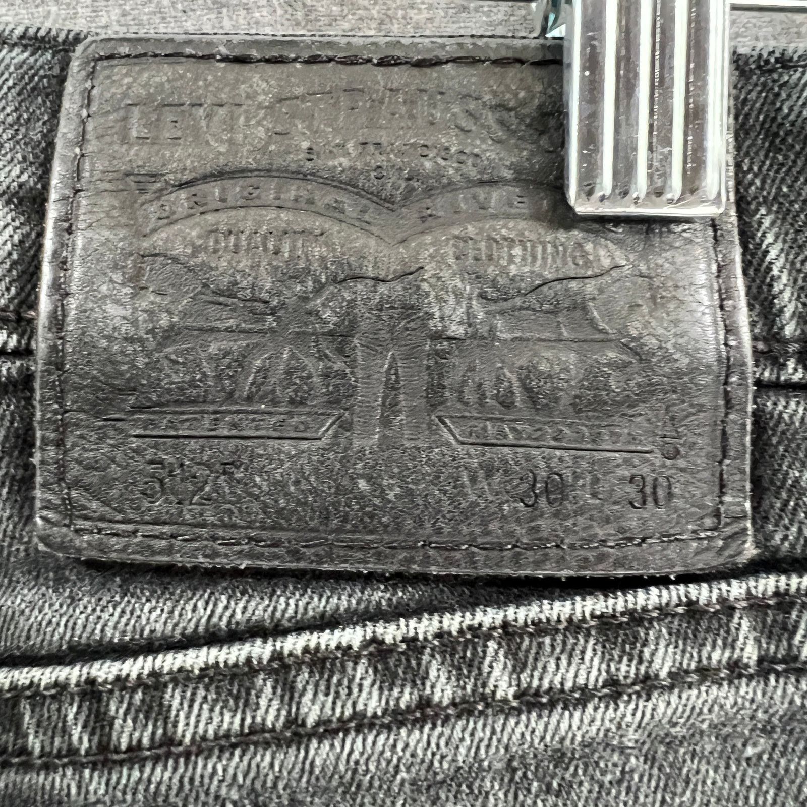 Levi's Levi's Men's Gray Jeans Size 30 x 30 Size US 30 / EU 46 - 3 Thumbnail