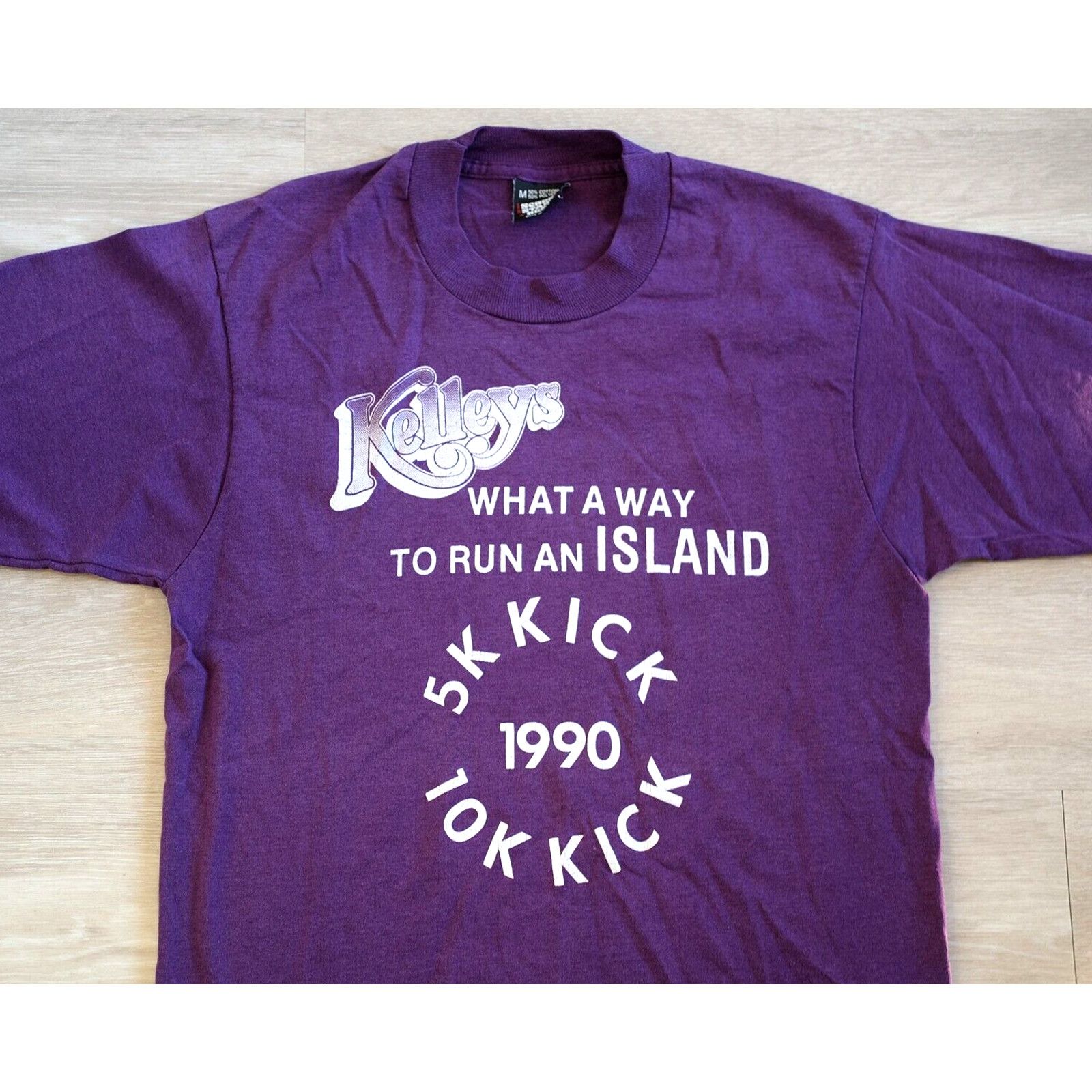 Other Vintage 1990 What A Way To Run An Island 5K 10K T-Shirt M Size US M / EU 48-50 / 2 - 1 Thumbnail