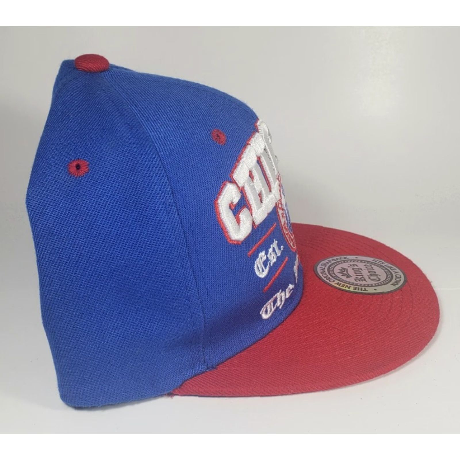 Vintage MALAKI KINGS CHICAGO RAISED SNAPBACK HAT CAP USA WINDY CITY BLUE MEN ONE SIZE Adjustable Cap Size ONE SIZE - 4 Thumbnail