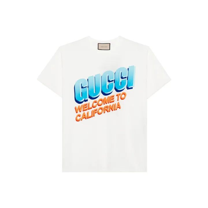 Gucci Gucci Welcome to California Short Sleeve T-Shirt Size M / US 6-8 / IT 42-44 - 1 Thumbnail