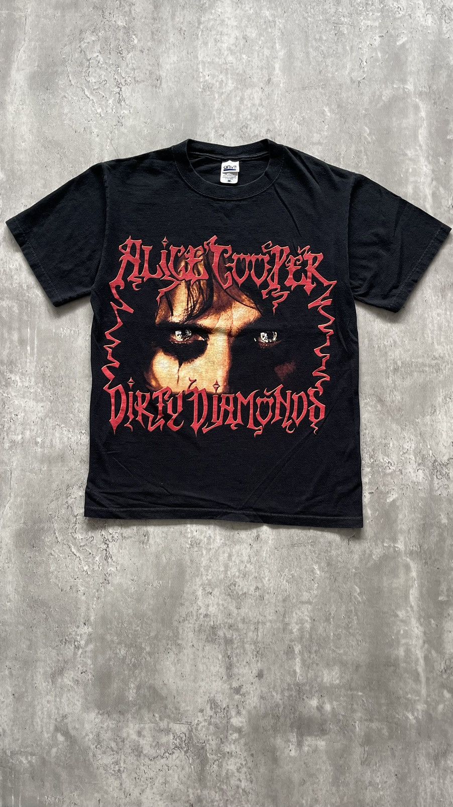 Band Tees × Vintage VINTAGE 2000S ALICE COOPER DIRTY DIAMONS BAND TEE Size US M / EU 48-50 / 2 - 2 Thumbnail