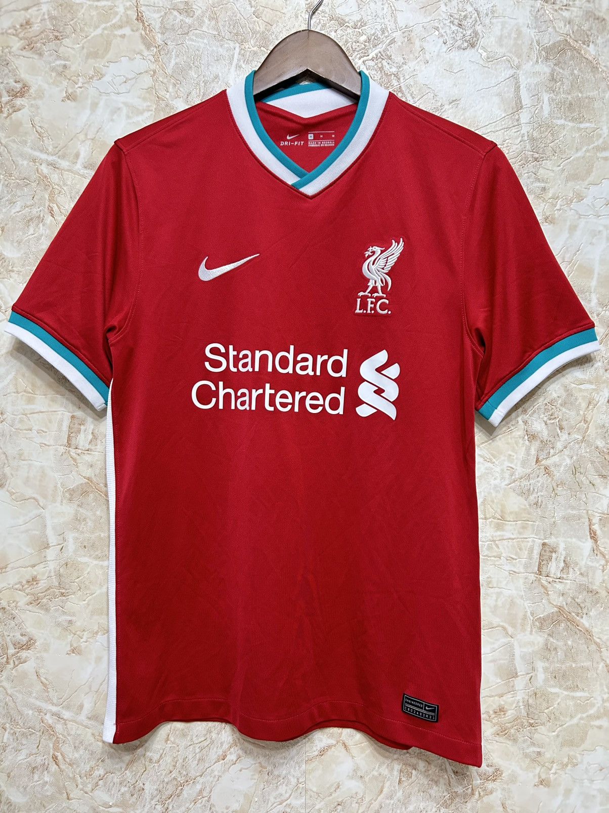 Nike Liverpool 2020/2021 Nike Home Football Soccer Jersey Size M Size US M / EU 48-50 / 2 - 1 Thumbnail