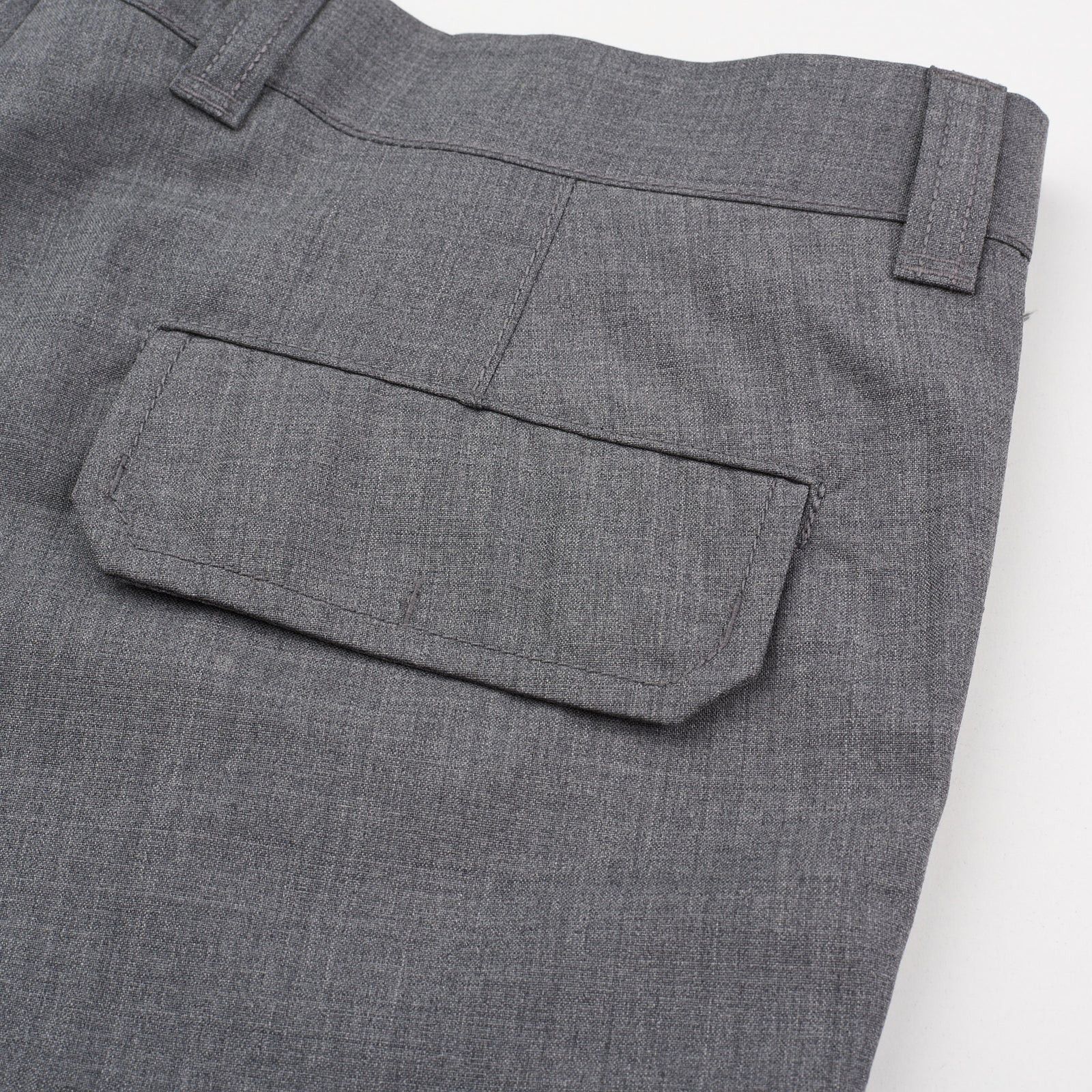Brunello Cucinelli BRUNELLO CUCINELLI Gray Wool Cargo Slim Fit Pants Size US 34 / EU 50 - 6 Thumbnail