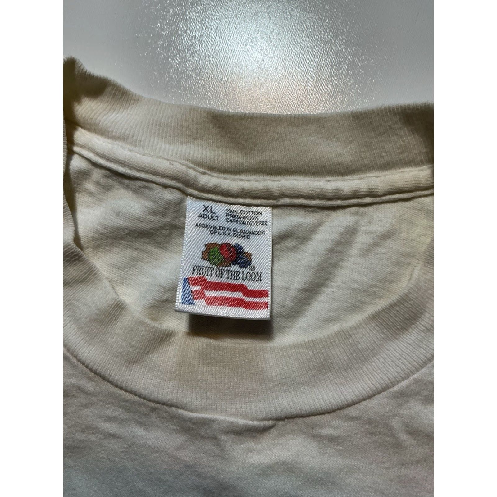 Fruit Of The Loom VINTAGE 90s Fruit Of The Loom Levis Casual Day United Cerebral Palsy Graphic T-Shirt XL White Mens Size US XL / EU 56 / 4 - 6 Thumbnail