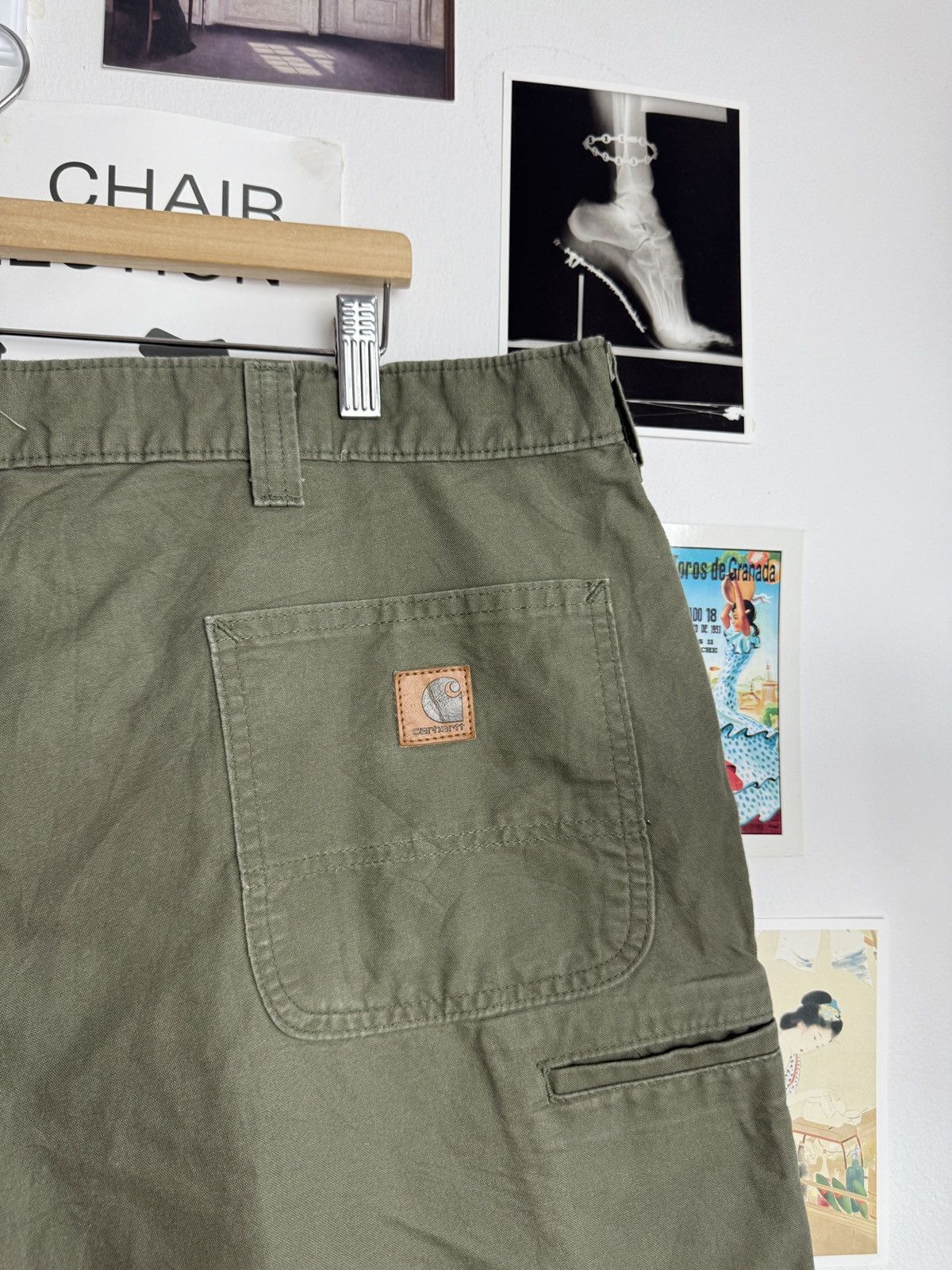 Carhartt Vintage 90s Carhartt carpenter shorts 42 workwear skate usa Size US 42 / EU 58 - 3 Thumbnail
