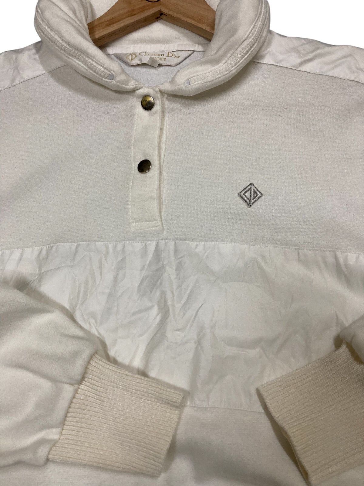 Christian Dior Monsieur Vintage Christian Dior Jacket Hoodie White Size US M / EU 48-50 / 2 - 7 Thumbnail