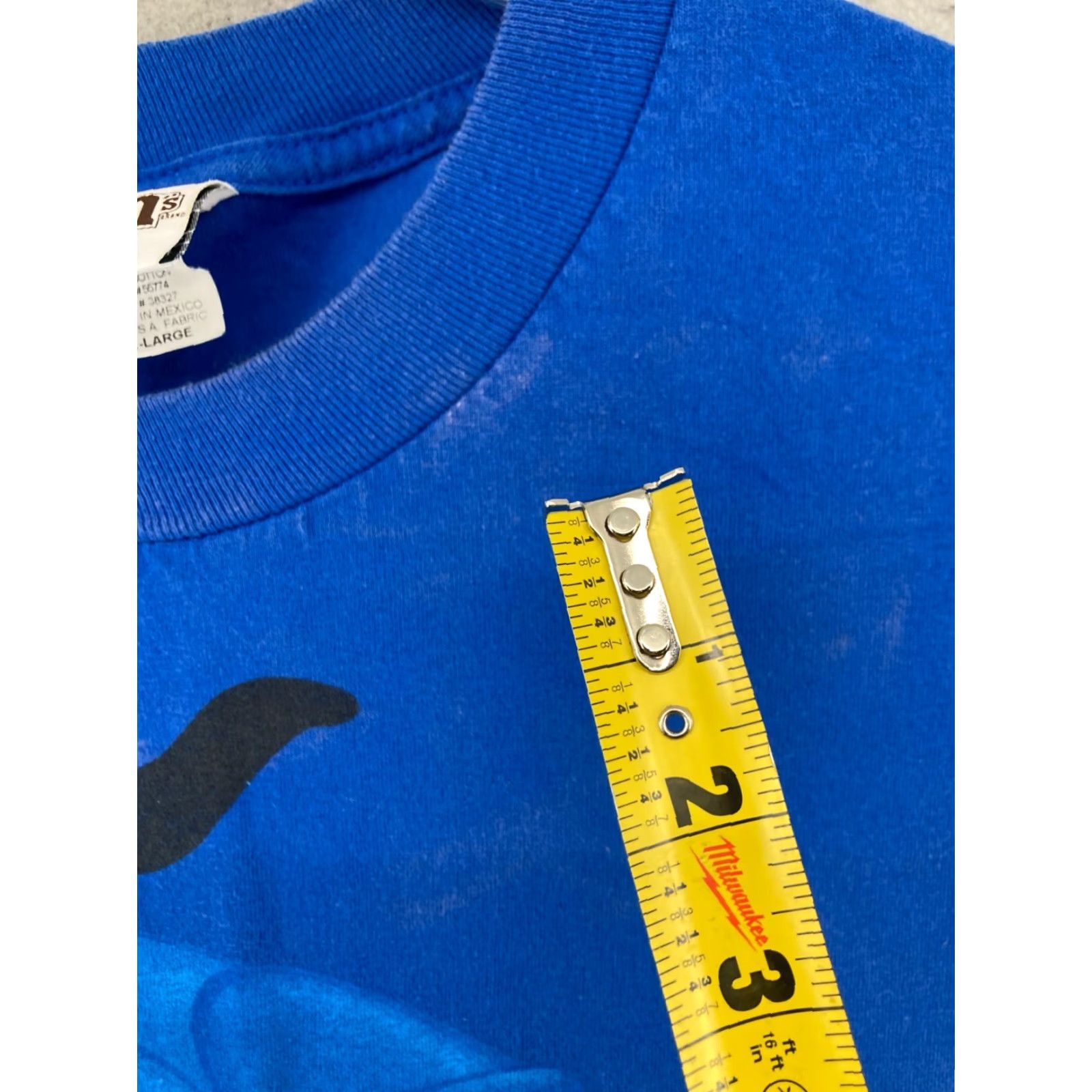 Vintage M&Ms Mens TShirt XL Blue Graphic Print Crew Neck Short Sleeve 90s Mens XL Blue T-Shirt Cotton Jersey Vintage No Size US XL / EU 56 / 4 - 6 Thumbnail