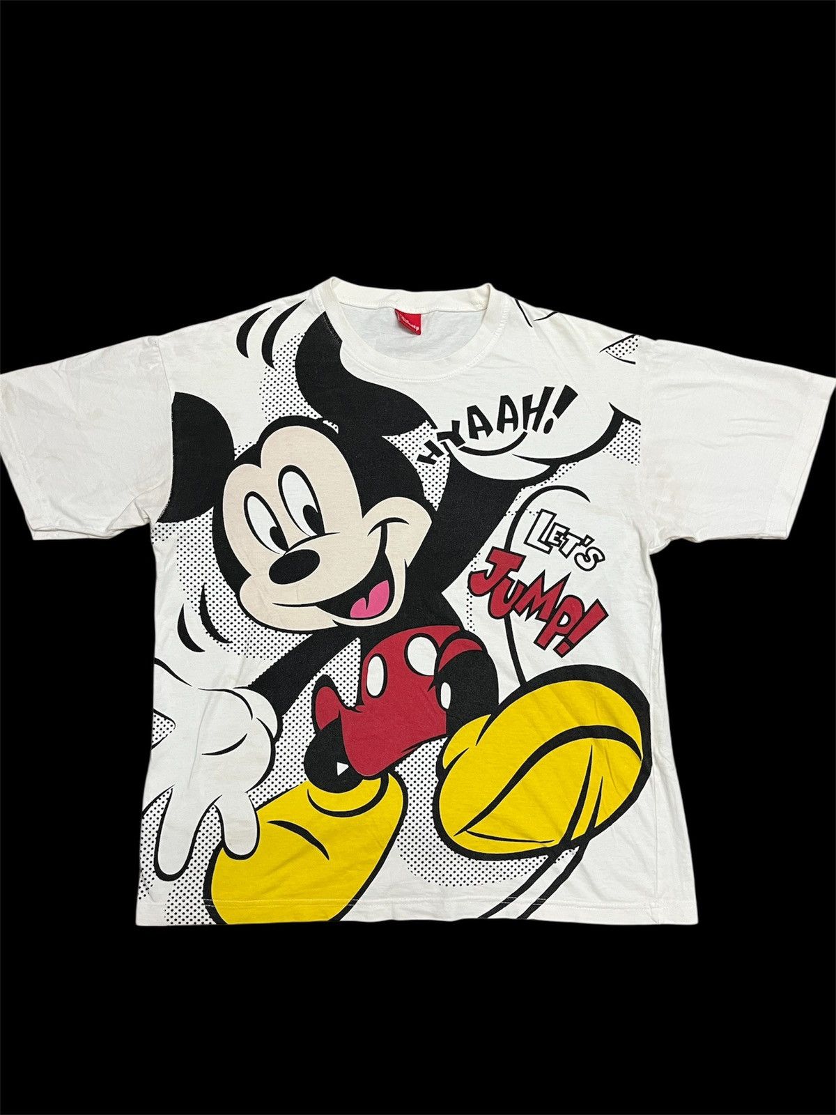 Mickey Mouse 💥Vintage Mickey Mouse Fullprinted T Shirts Size US M / EU 48-50 / 2 - 1 Thumbnail