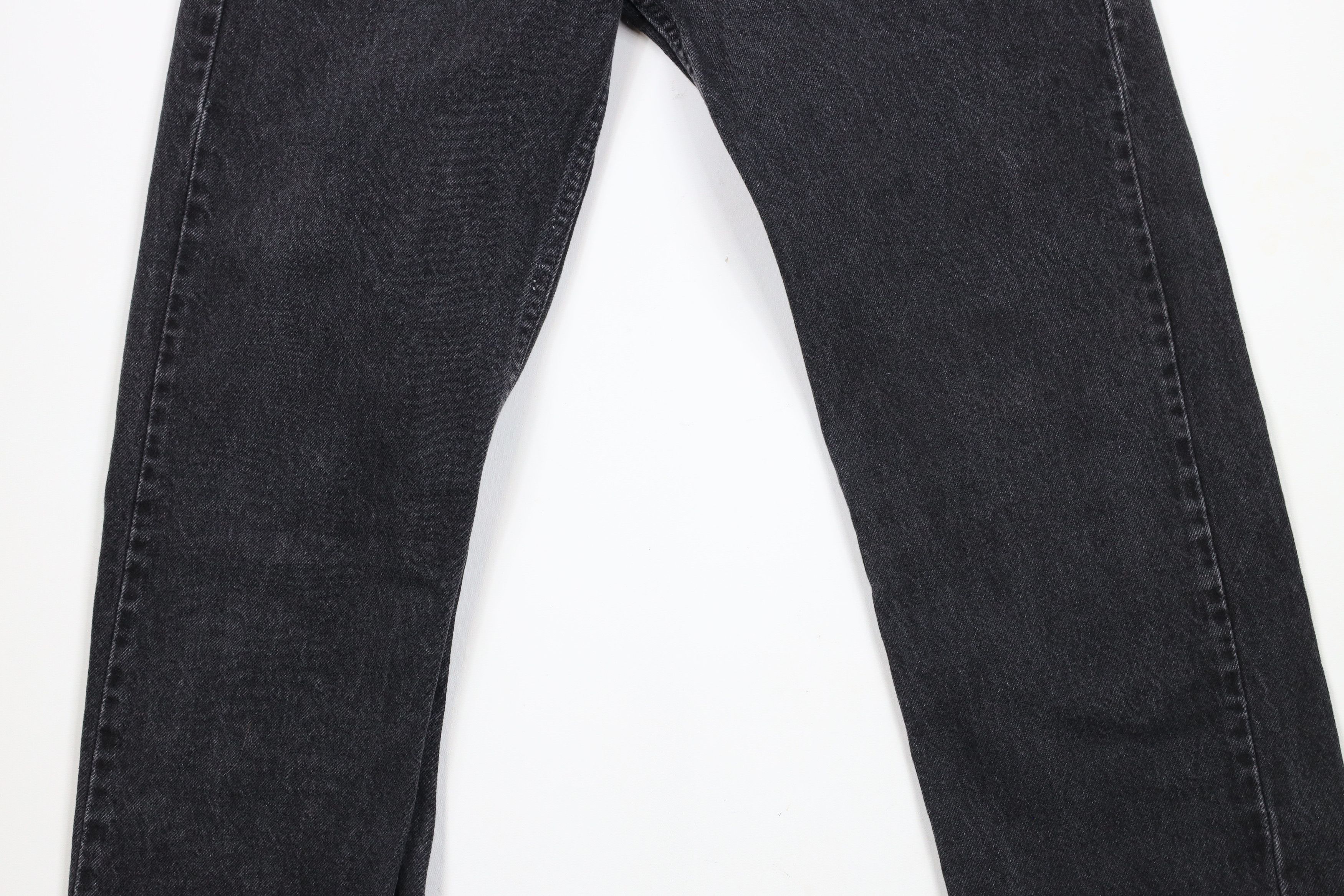 Levi's Vintage 90s Levis 505 Regular Fit Denim Jeans Black USA Size US 32 / EU 48 - 3 Thumbnail