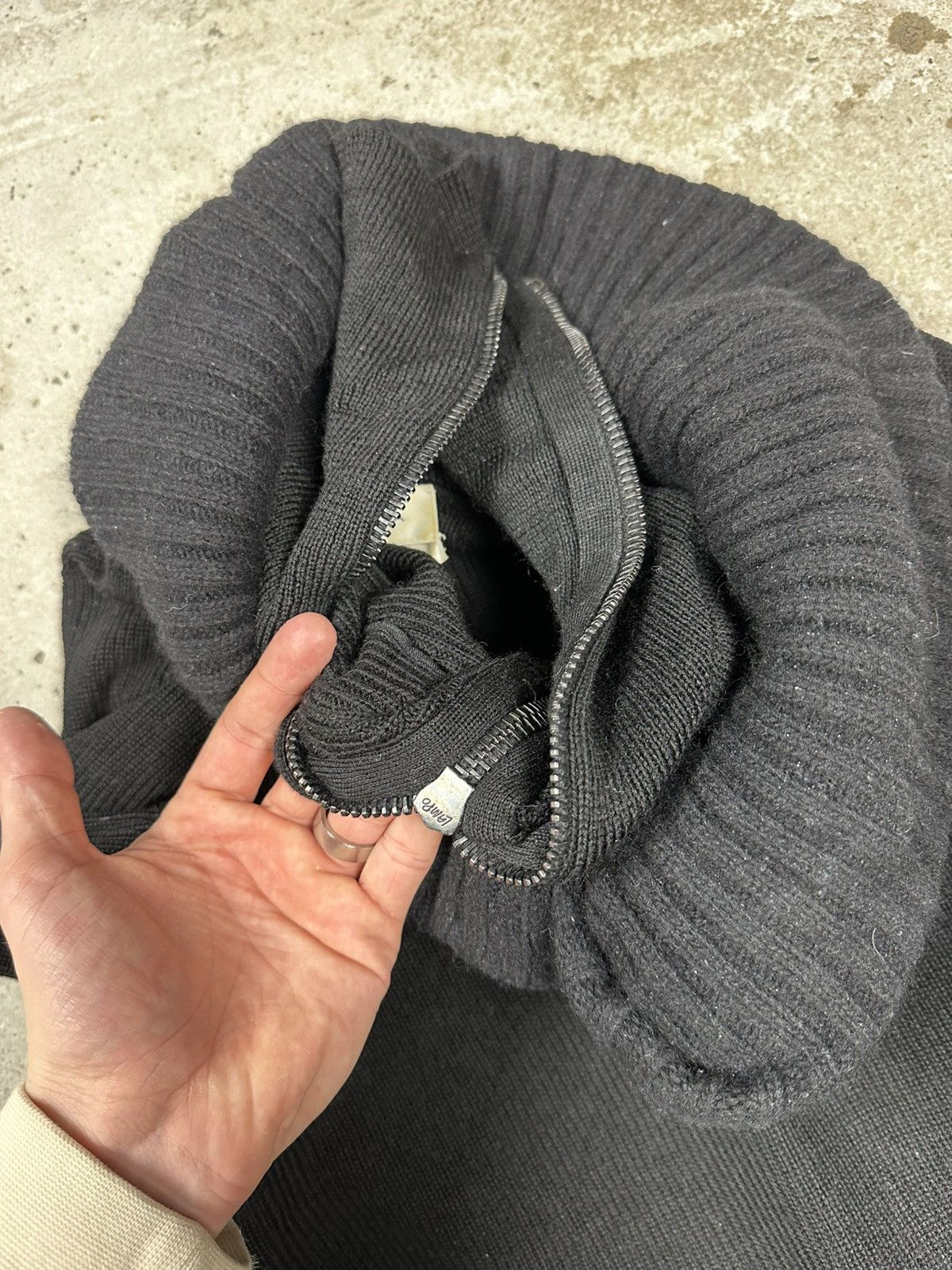Balenciaga Balenciaga FW 2002 Wool Double Collar Jumper Sweater Size XS / US 0-2 / IT 36-38 - 6 Thumbnail