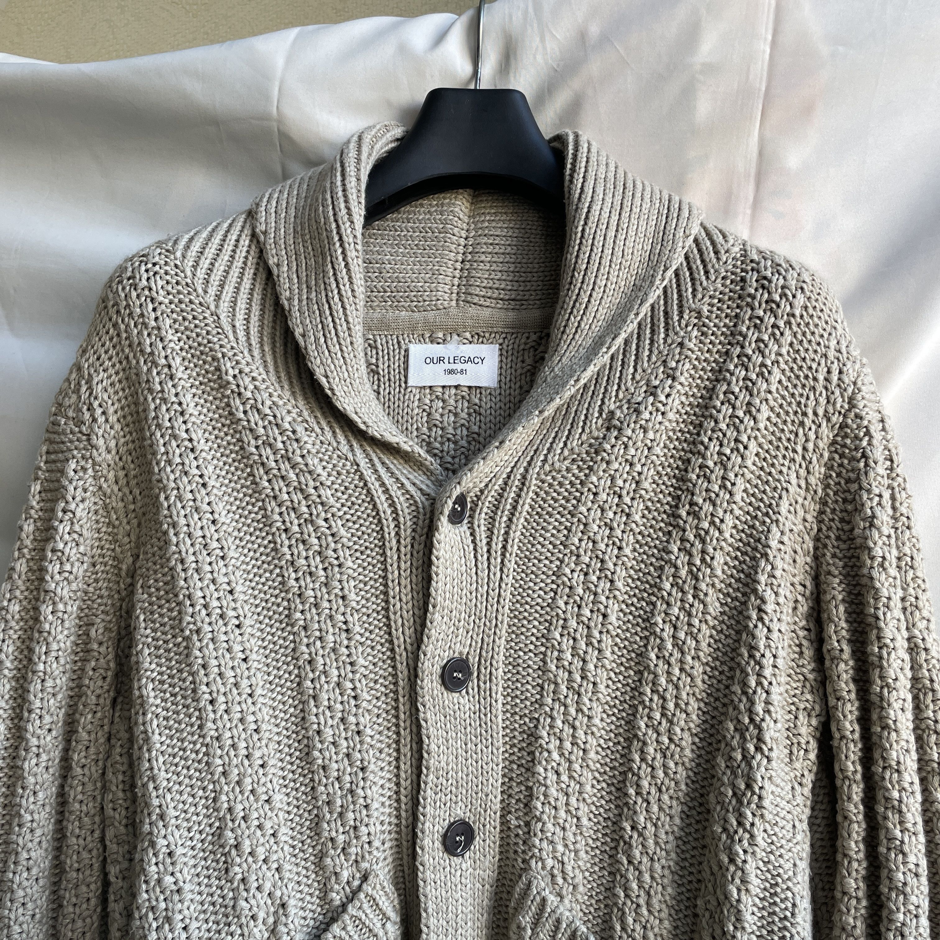 Our Legacy Our Legacy Shawl Collar Wool Blend Proper Cardigan Size XL Size US XL / EU 56 / 4 - 3 Thumbnail