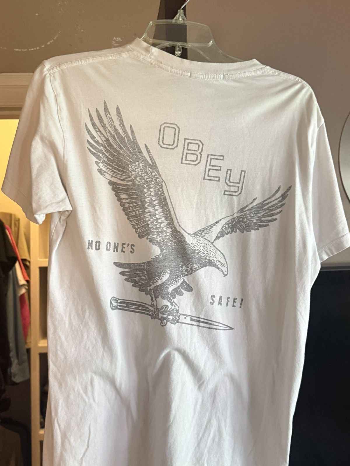 Obey Obey Nobodys Safe Tee Size US S / EU 44-46 / 1 - 1 Thumbnail