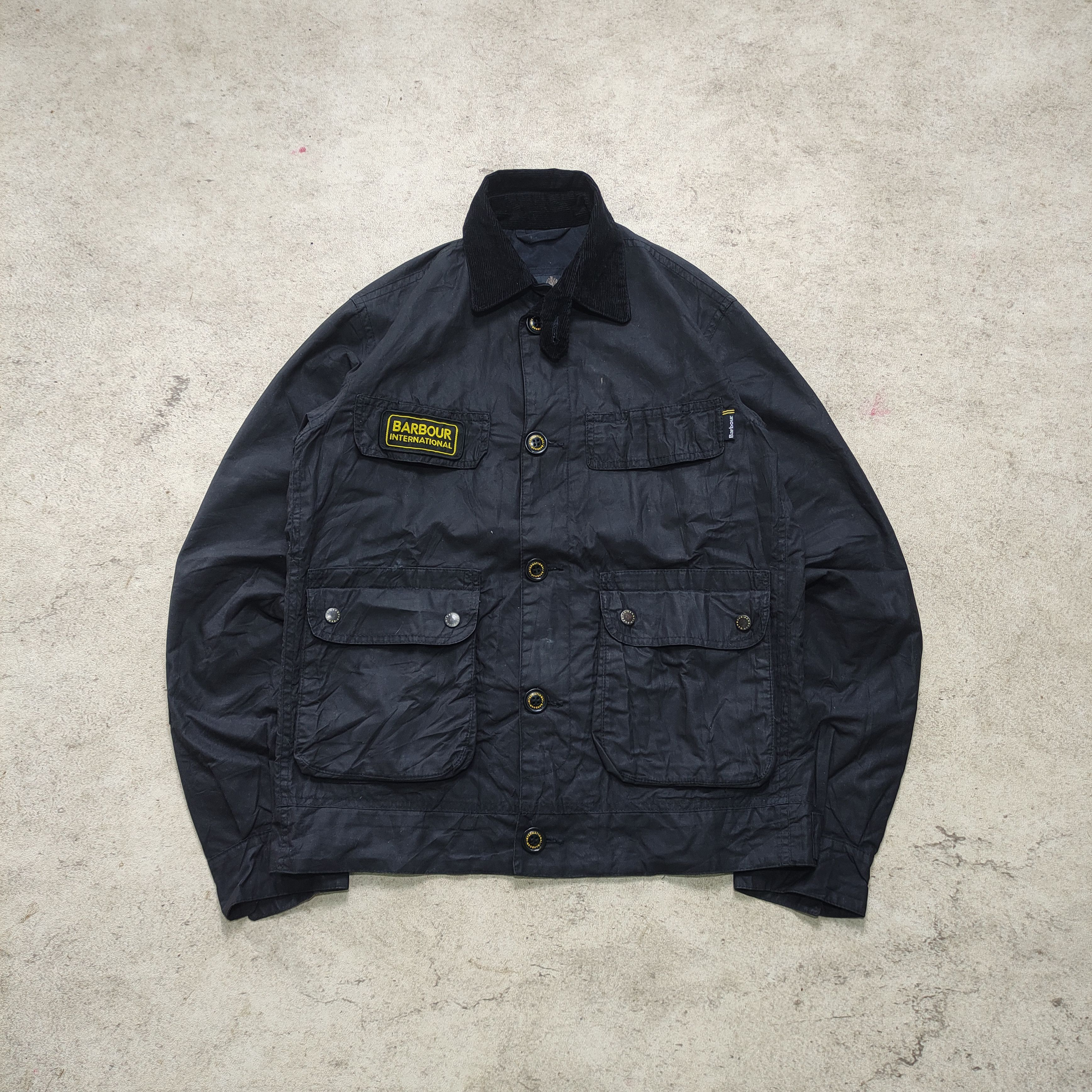 Barbour Barbour International Oscar Waxed Jacket Size US S / EU 44-46 / 1 - 1 Thumbnail