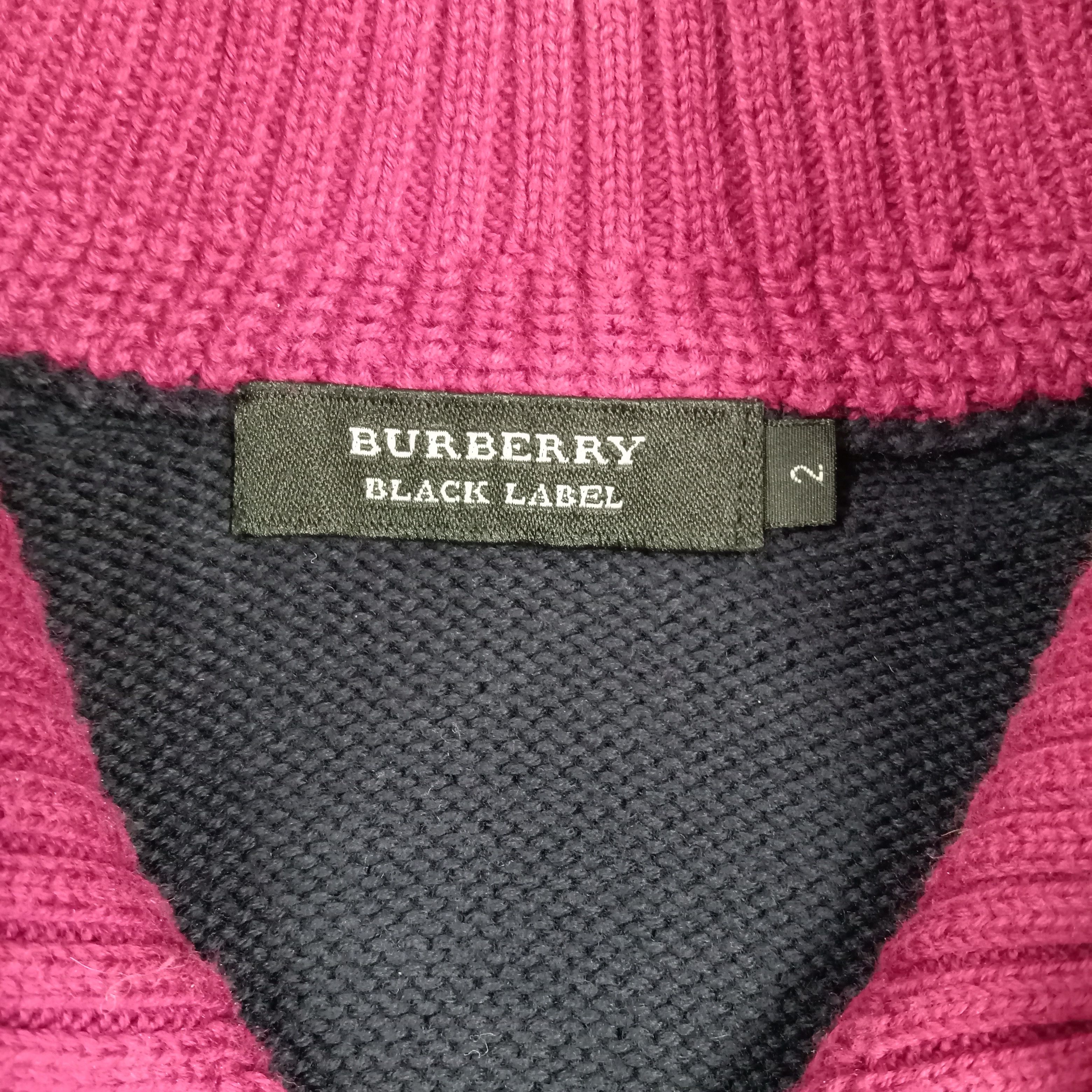 Burberry Burberry Black Label Knit Polo Sweater E1A18 Size US S / EU 44-46 / 1 - 4 Thumbnail