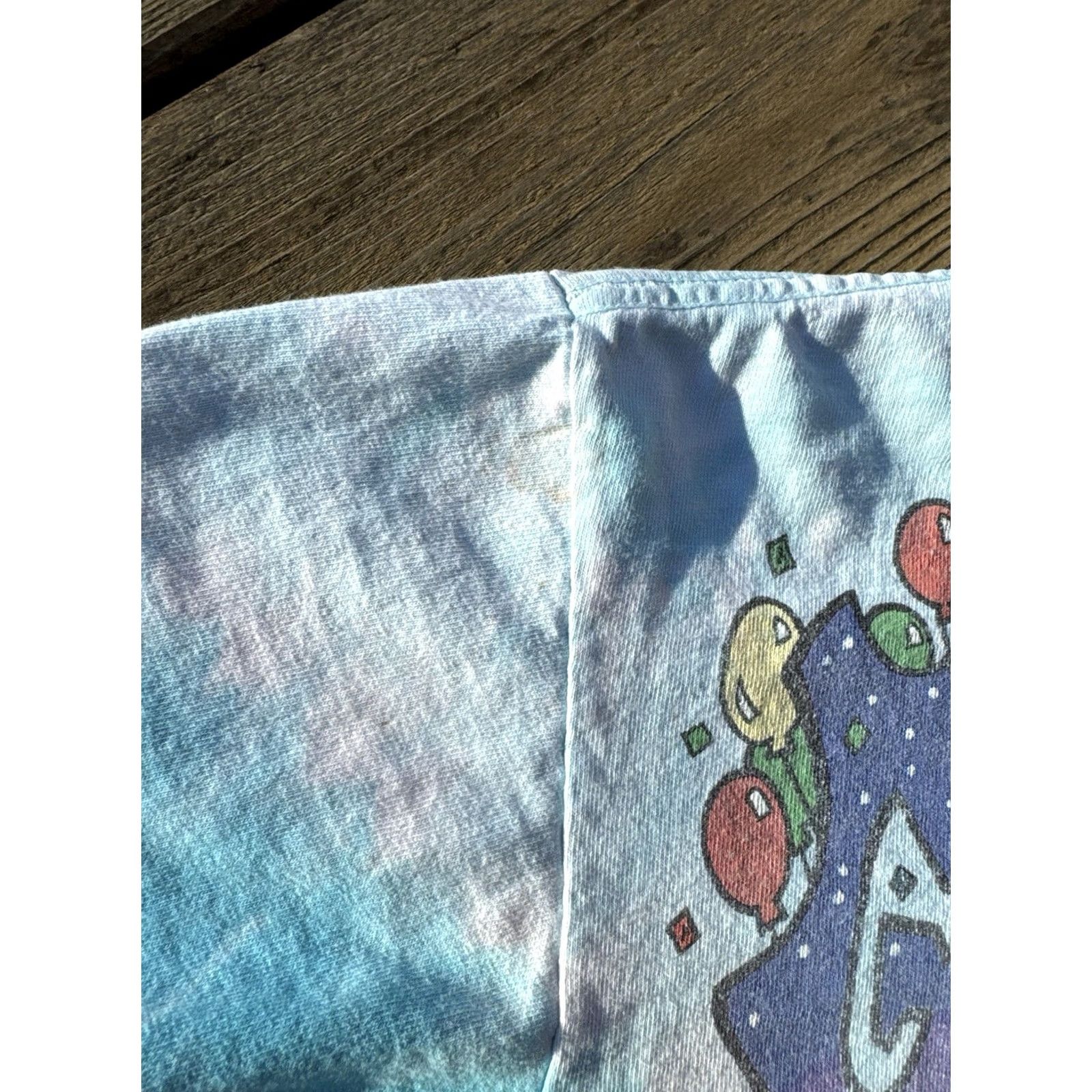 Liquid Blue VINTAGE Grateful Dead NYE 1990 1991 Liquid Blue Tie Dye Tour Shirt XL T-Shirt Men Size US L / EU 52-54 / 3 - 5 Thumbnail