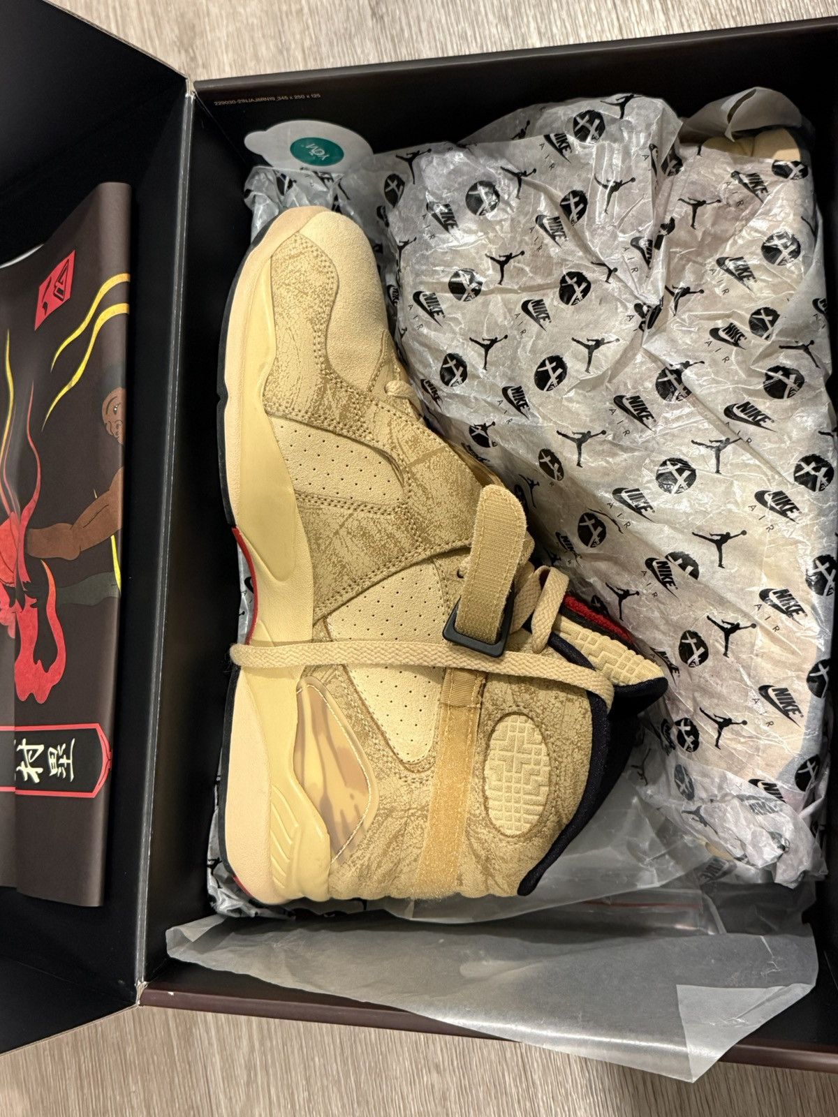 Jordan Brand Rui Hachimura x Air Jordan 8 Retro SE Black Samurai Size US 9 / EU 42 - 4 Thumbnail