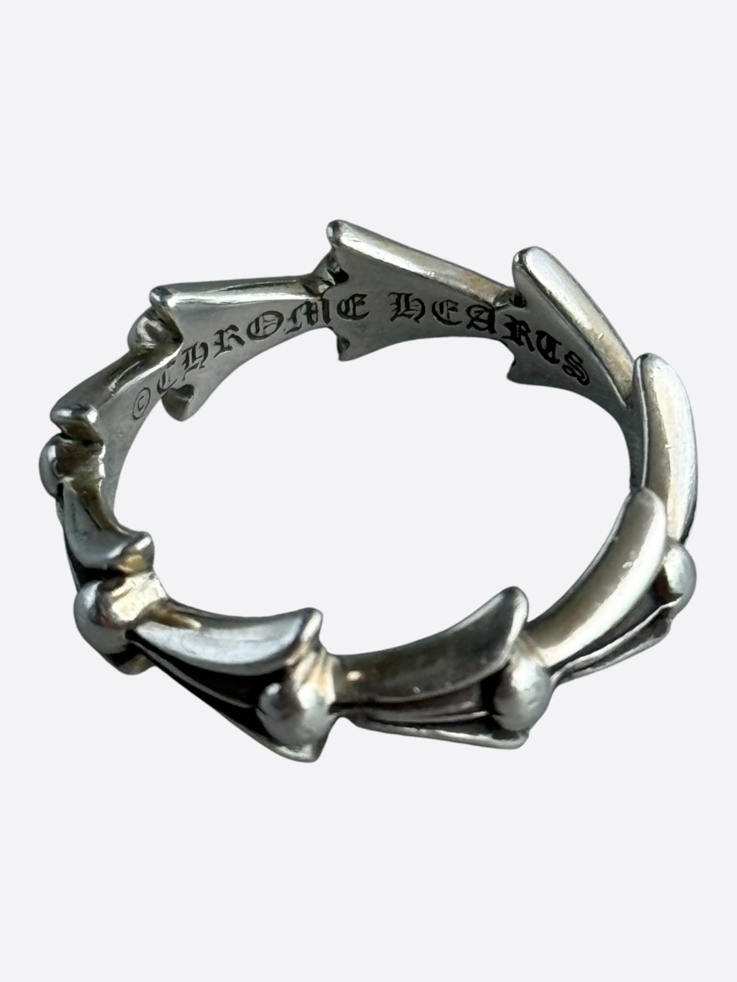 Chrome Hearts Chrome Hearts Silver Cross Tail Ring Size ONE SIZE - 6 Thumbnail