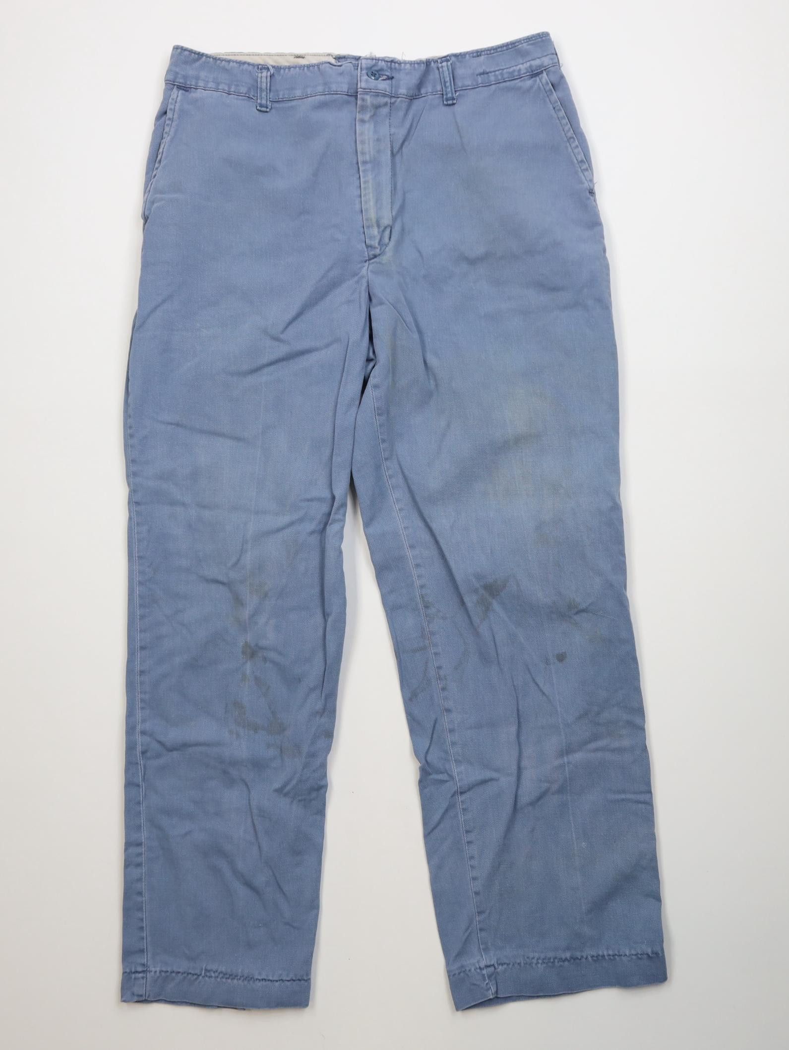 Vintage Vintage 80s Streetwear Wide Leg Workwear Mechanic Pants USA Size US 34 / EU 50 - 1 Thumbnail