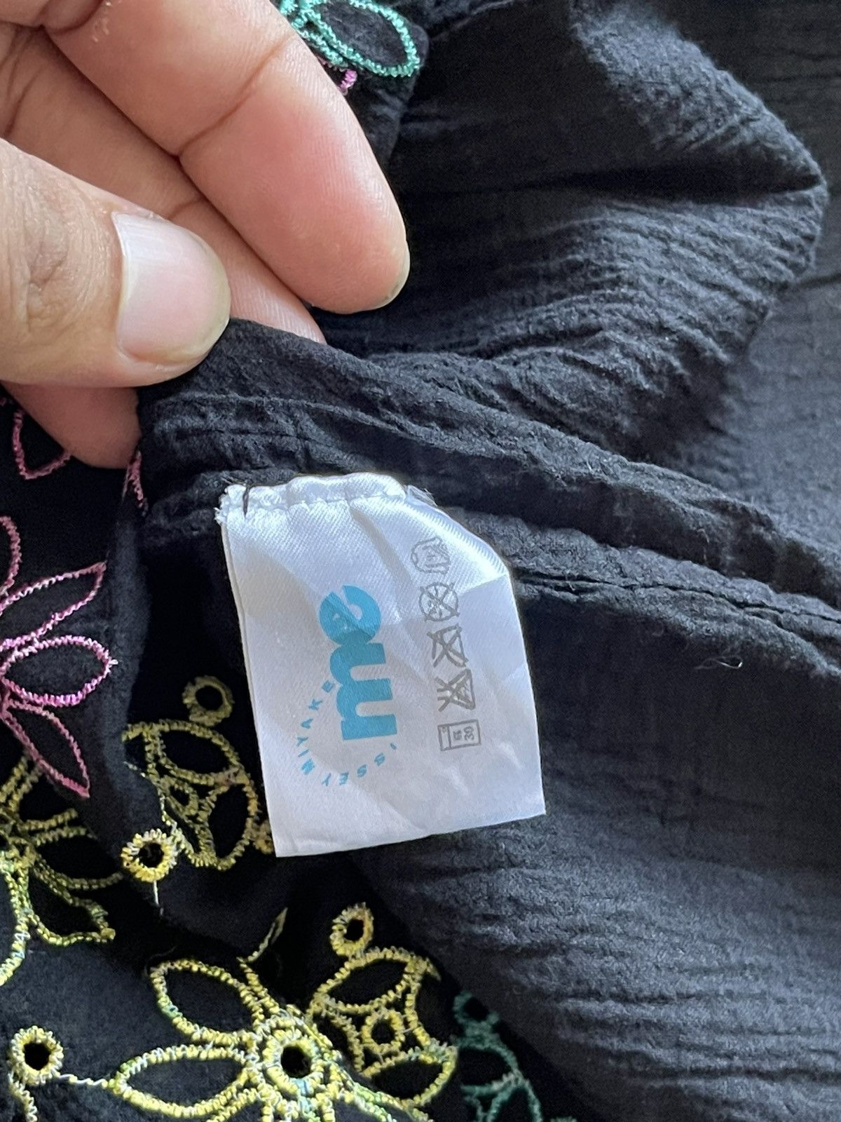 Issey Miyake Issey Miyake Mee Dress Flower Embroidered Size S / US 4 / IT 40 - 15 Thumbnail