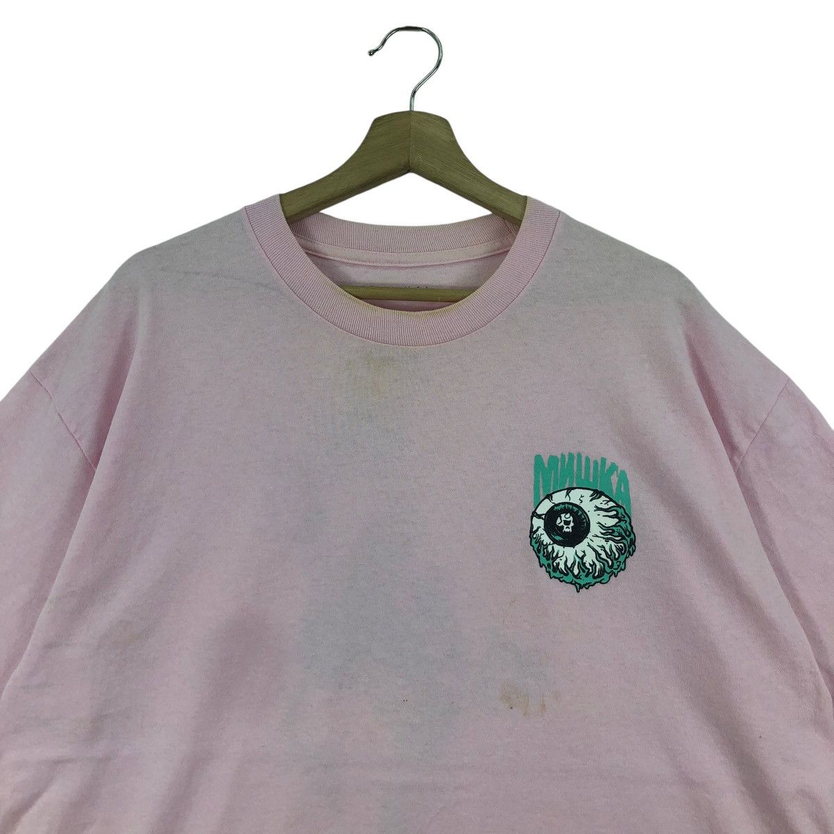 Mishka MISHKA Skateboards Tee Shirt Big Logo Skull Skate Streetwear Size US XL / EU 56 / 4 - 3 Thumbnail