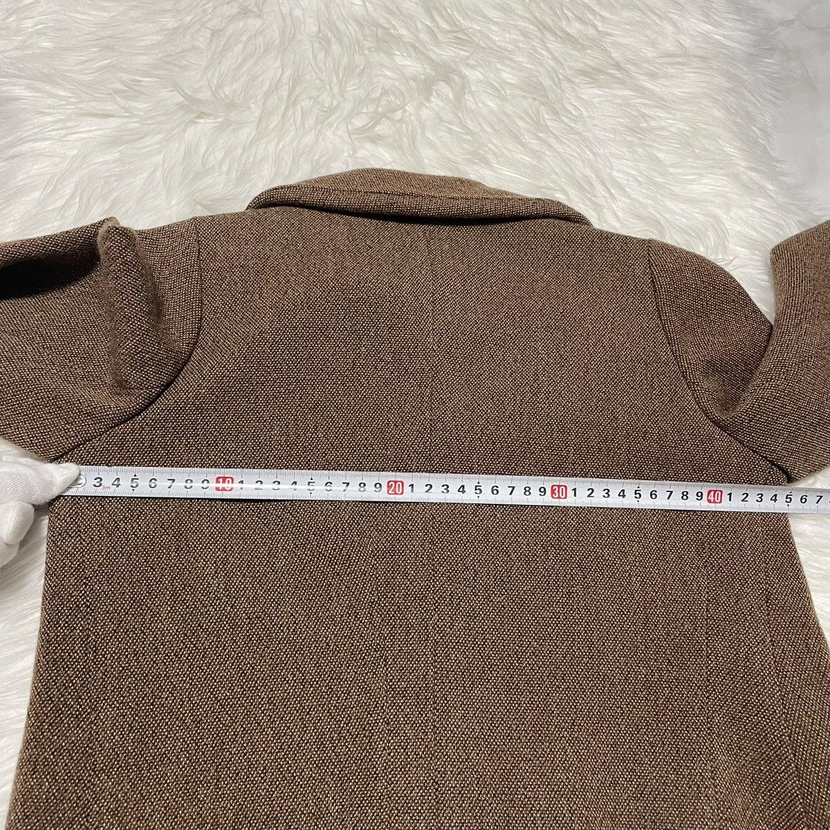 Marni Genuine Marni Asymmetrical Short Wool Jacket 38 Brown MARNI Size XS / US 0-2 / IT 36-38 - 6 Thumbnail