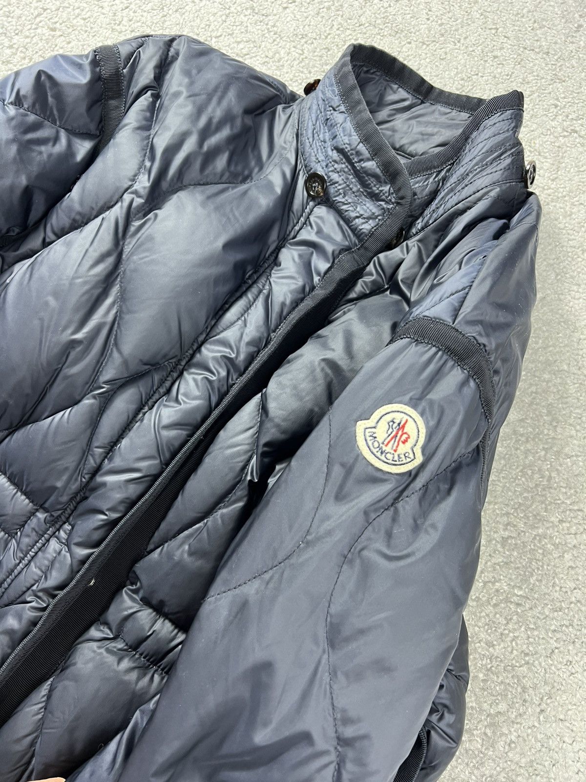 Moncler Moncler Manthus Down Blue Parka Size M / US 6-8 / IT 42-44 - 3 Thumbnail